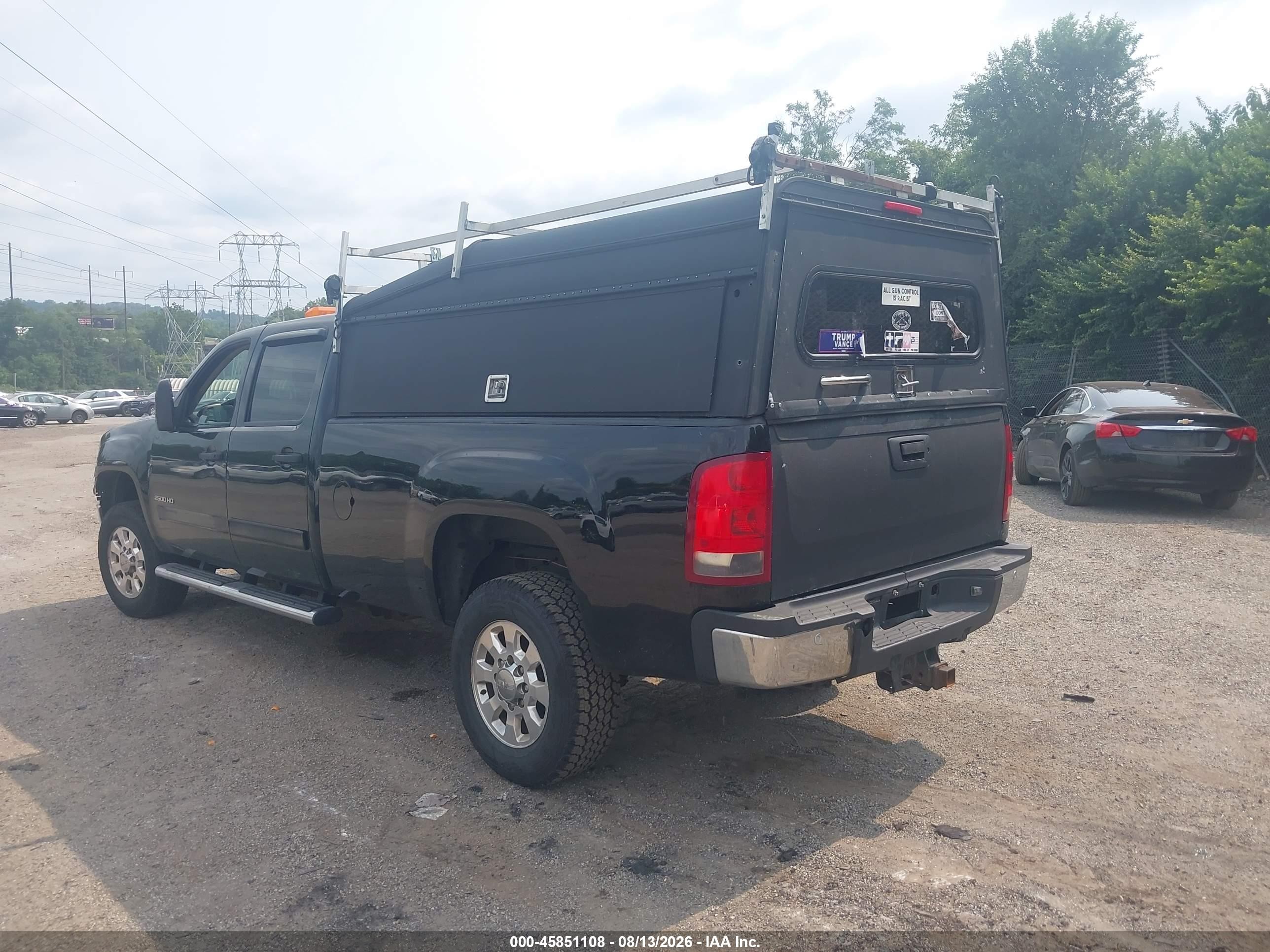 2012 Gmc Sierra 2500hd Sle Black vin: 1GT120CG7CF119236