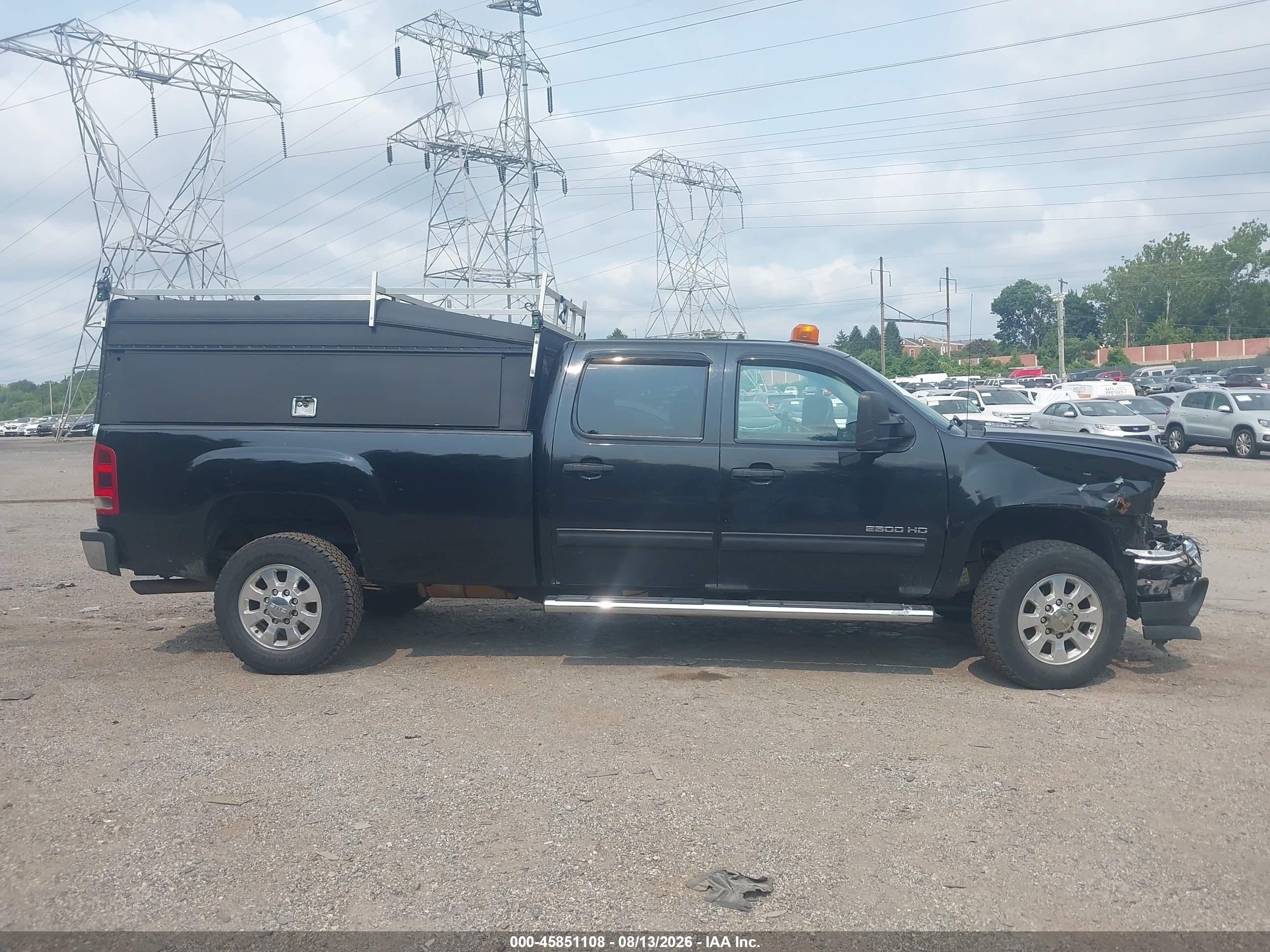 2012 Gmc Sierra 2500hd Sle Black vin: 1GT120CG7CF119236