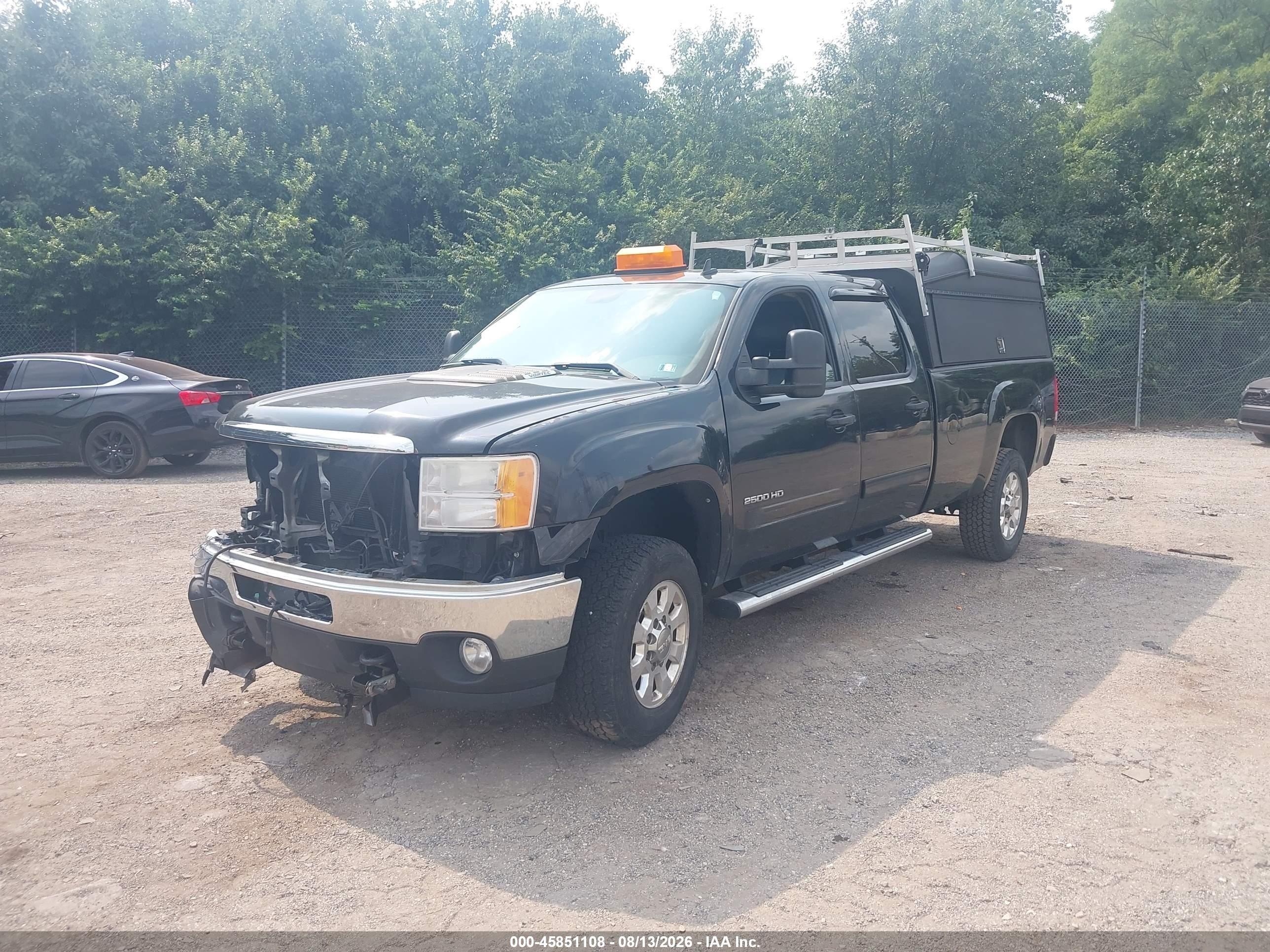 2012 Gmc Sierra 2500hd Sle Black vin: 1GT120CG7CF119236
