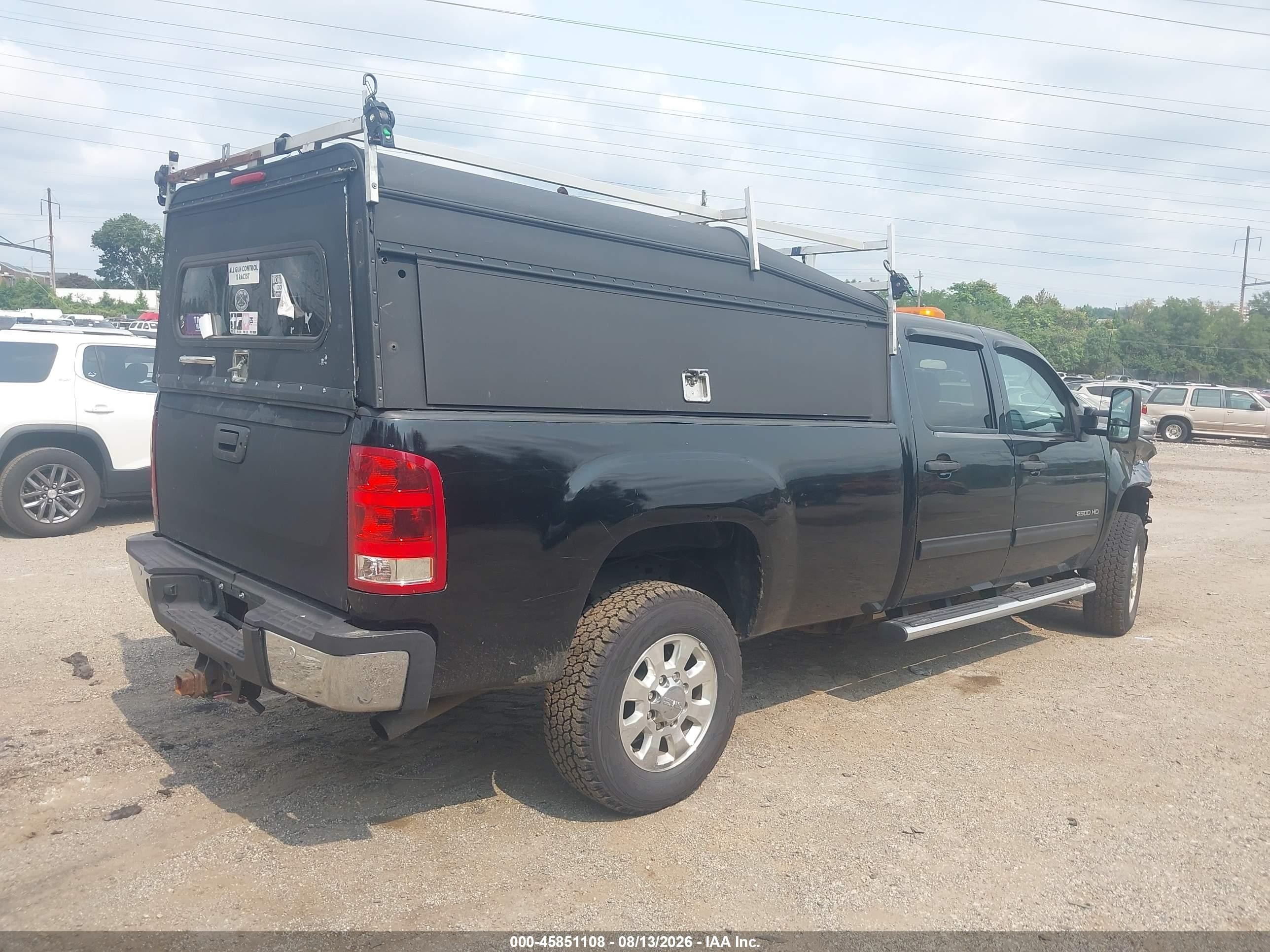 2012 Gmc Sierra 2500hd Sle Black vin: 1GT120CG7CF119236