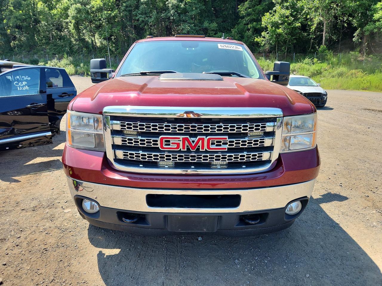 2013 Gmc Sierra K2500 Sle Burgundy vin: 1GT120CG8DF225471