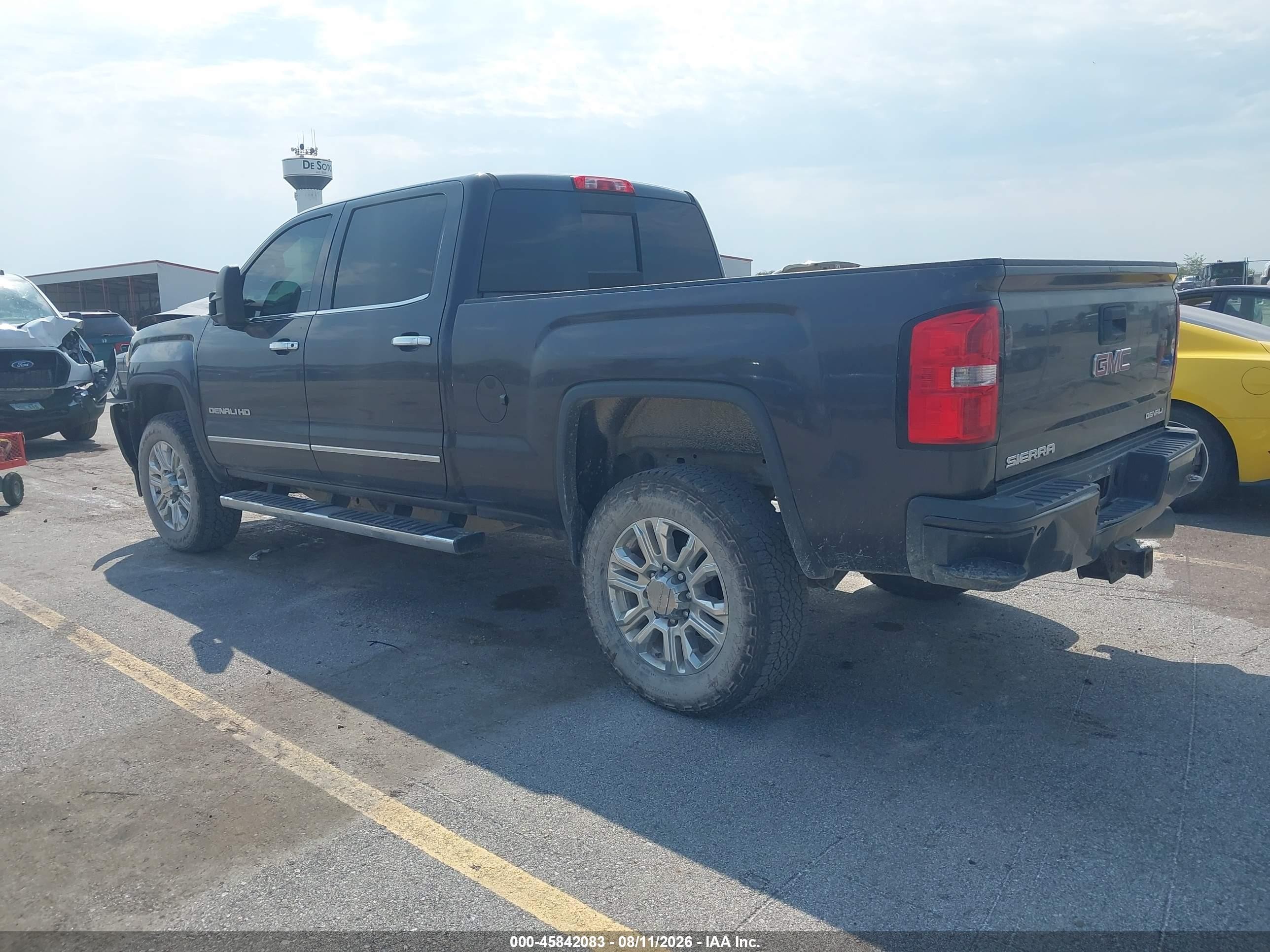 2015 Gmc Sierra 2500hd Denali Black vin: 1GT120E82FF160058