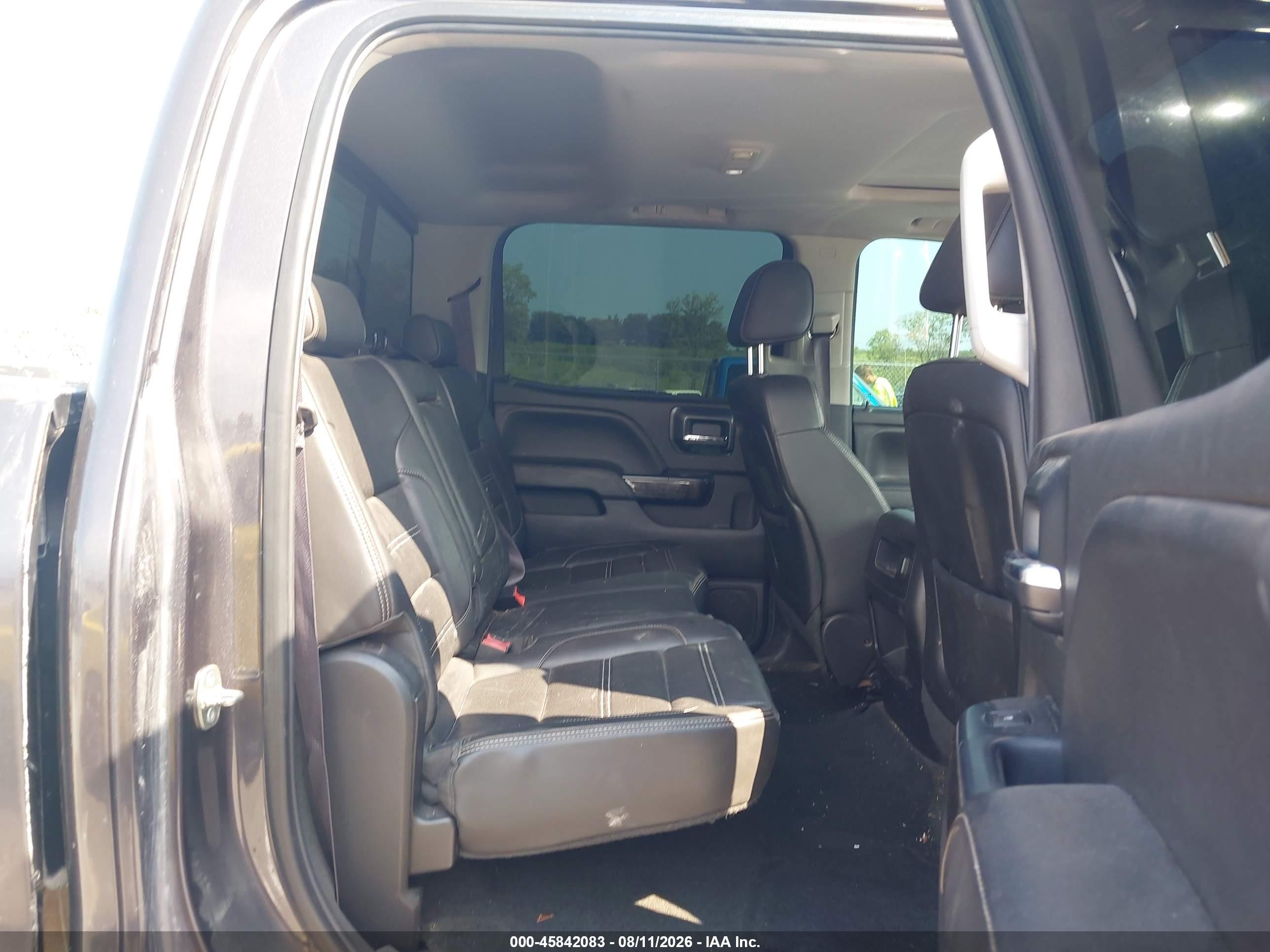 2015 Gmc Sierra 2500hd Denali Black vin: 1GT120E82FF160058