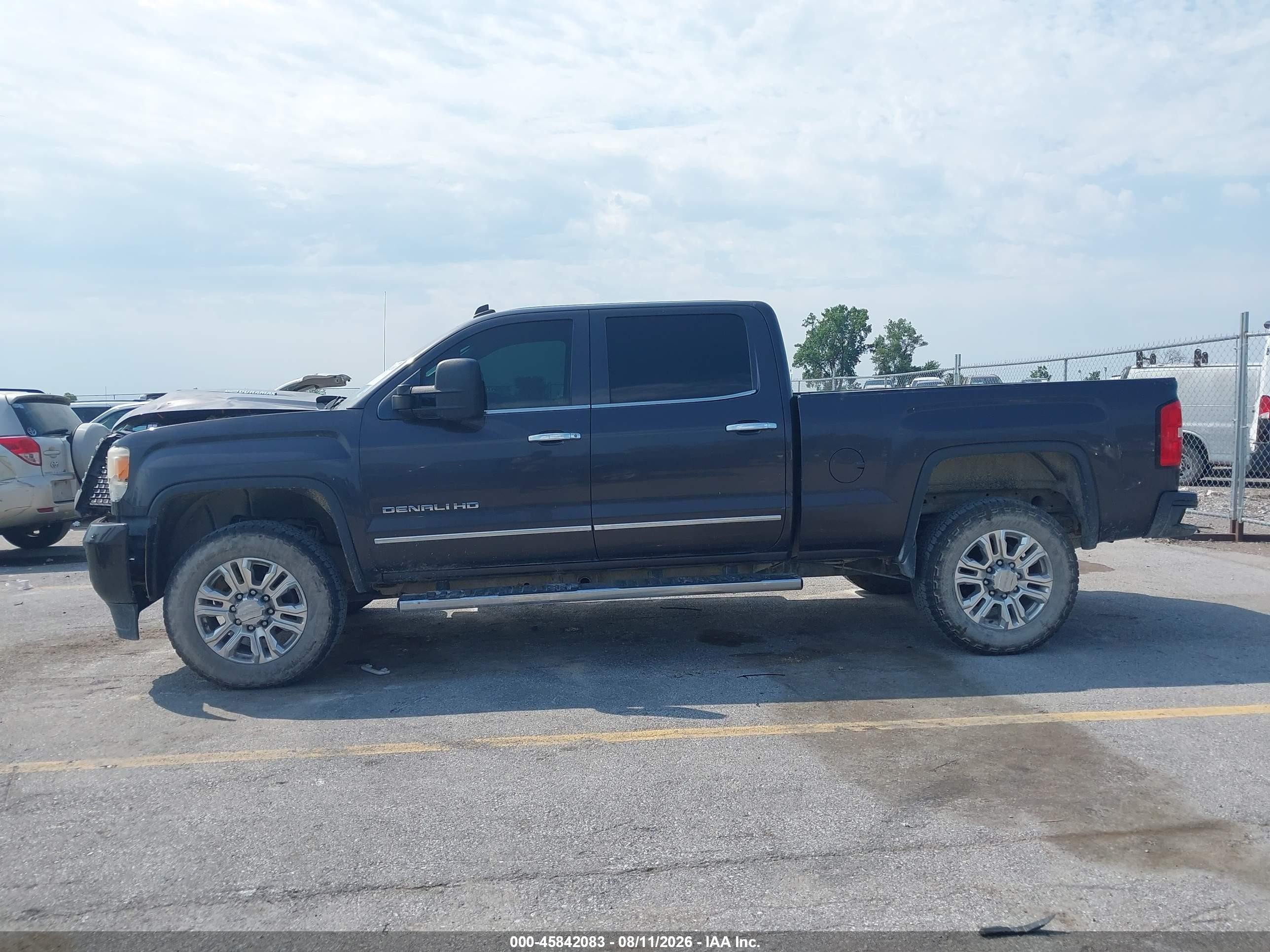 2015 Gmc Sierra 2500hd Denali Black vin: 1GT120E82FF160058