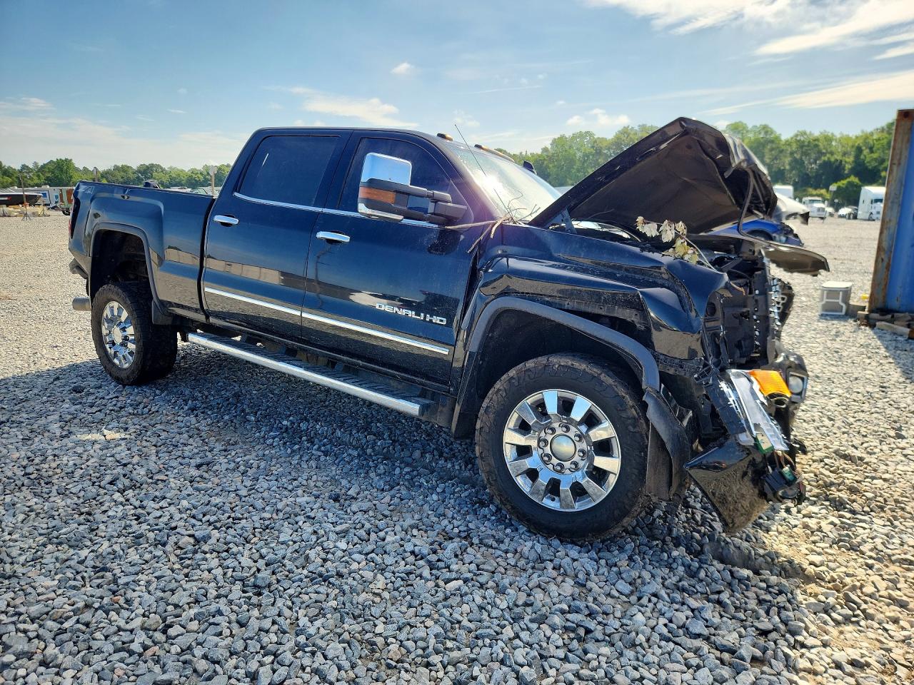 2015 Gmc Sierra K2500 Denali Black vin: 1GT120E82FF601879