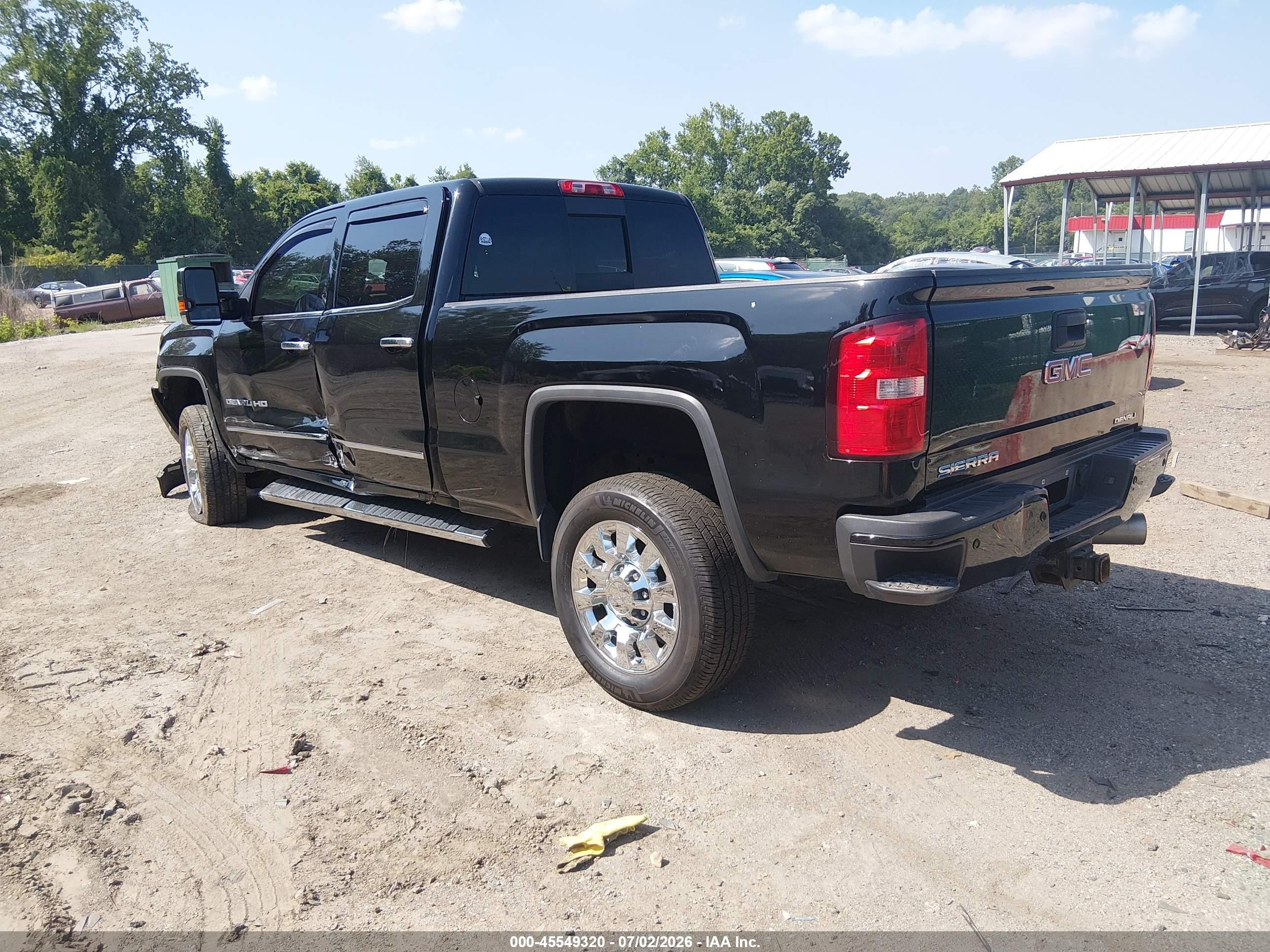 2015 Gmc Sierra 2500hd Available Wifi Denali Black vin: 1GT120E84FF600734