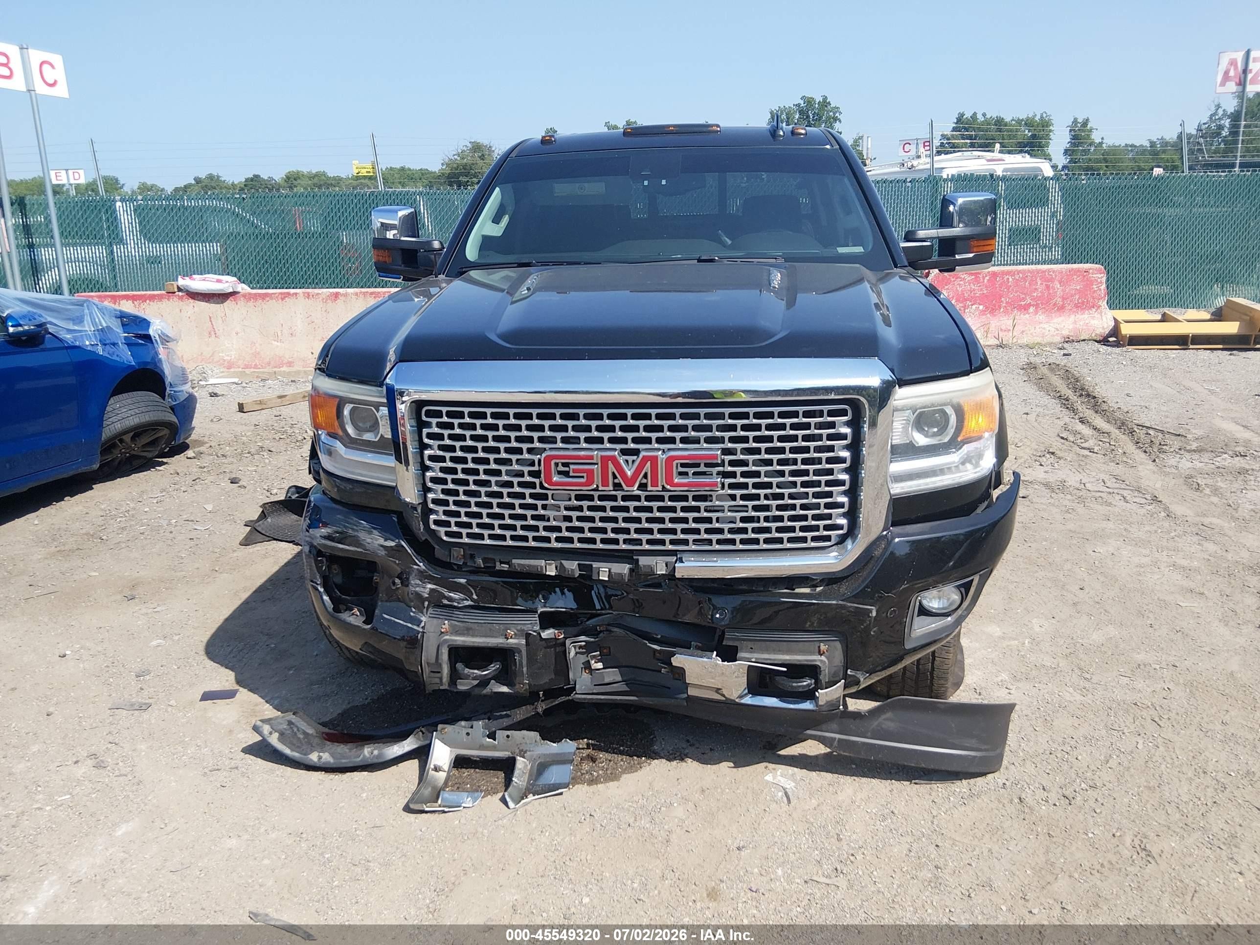 2015 Gmc Sierra 2500hd Available Wifi Denali Black vin: 1GT120E84FF600734