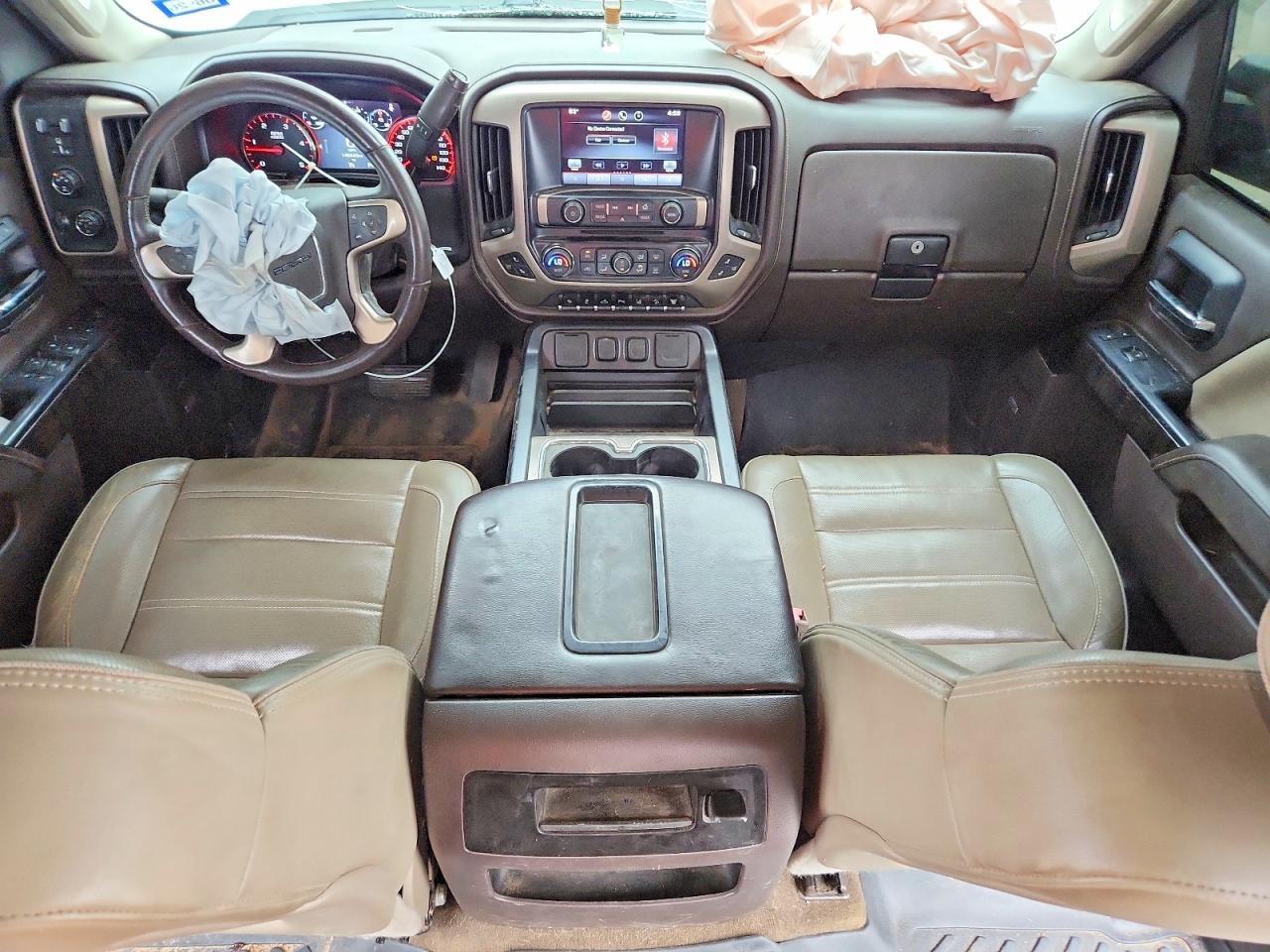 2015 Gmc Sierra K2500 Denali White vin: 1GT120E85FF643723