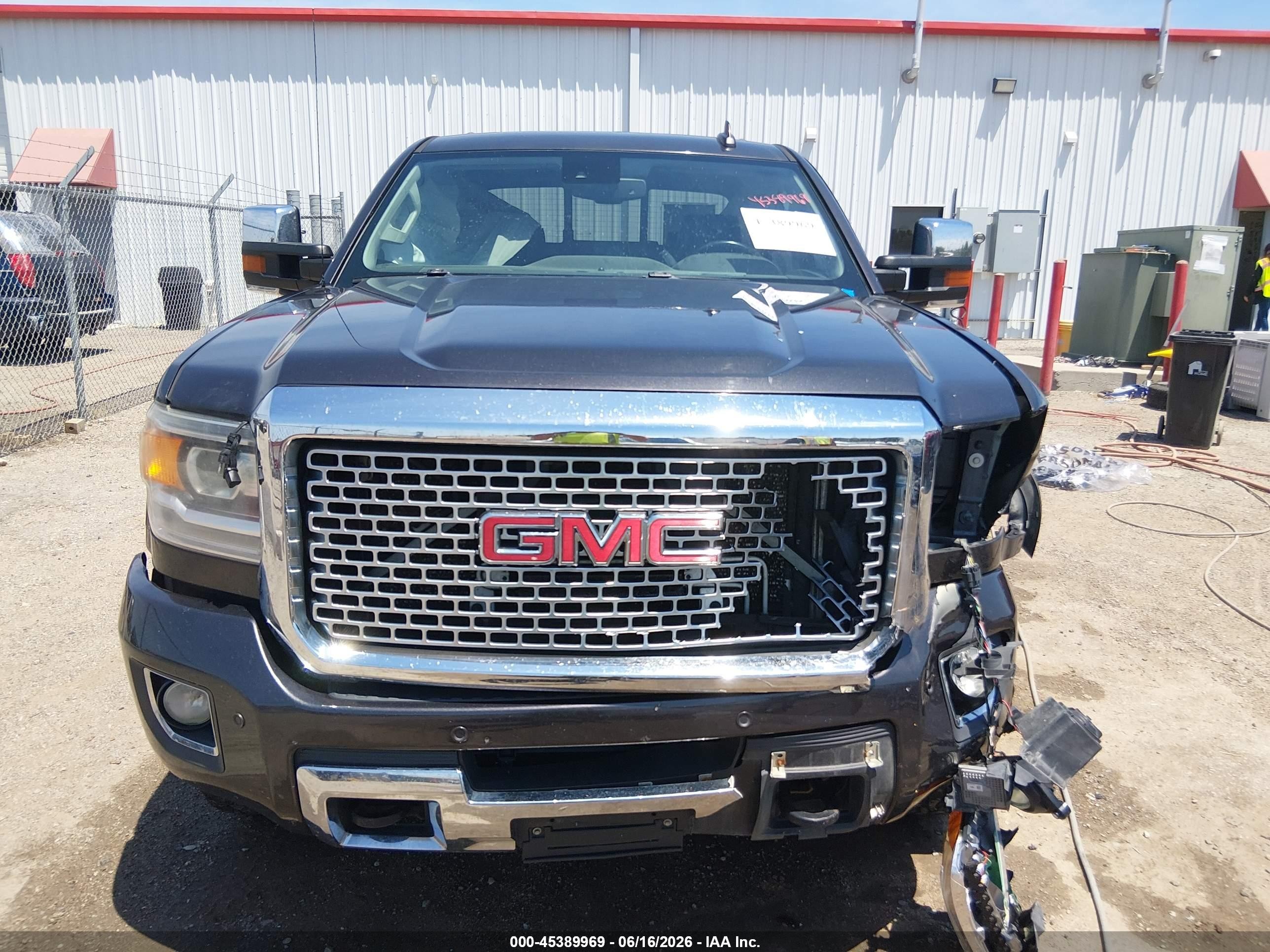 2015 Gmc Sierra 2500hd Available Wifi Denali Gray vin: 1GT120E86FF655119