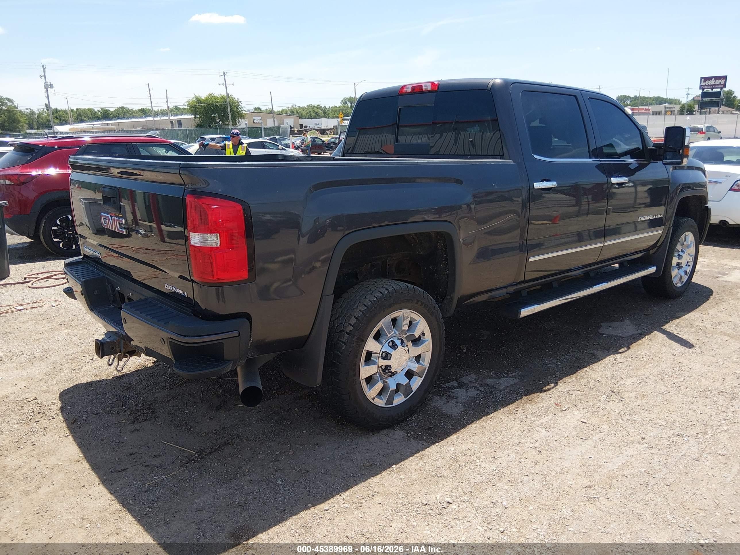 2015 Gmc Sierra 2500hd Available Wifi Denali Gray vin: 1GT120E86FF655119