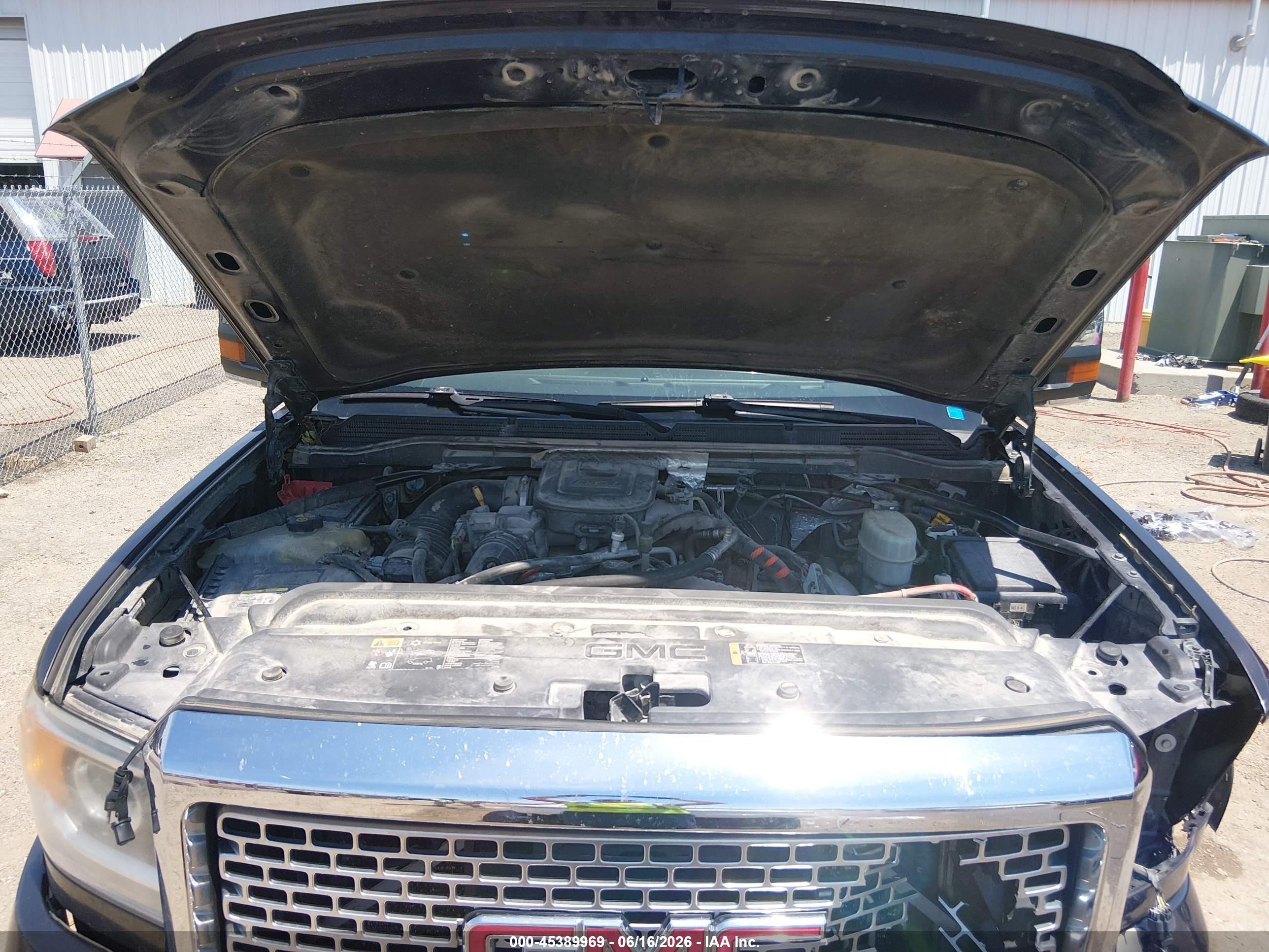 2015 Gmc Sierra 2500hd Available Wifi Denali Gray vin: 1GT120E86FF655119