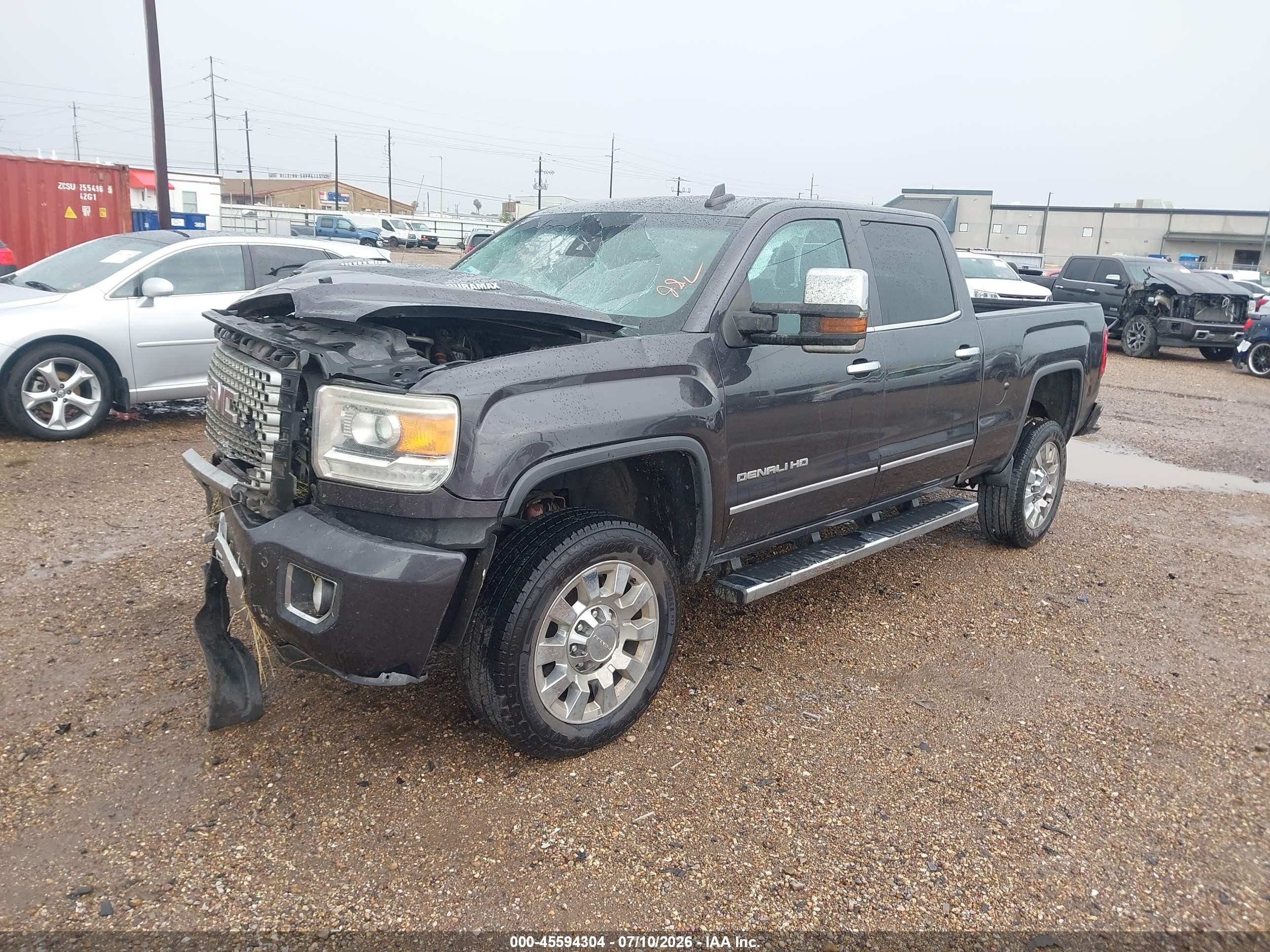 2015 Gmc Sierra 2500hd Available Wifi Denali Black vin: 1GT120E88FF665151