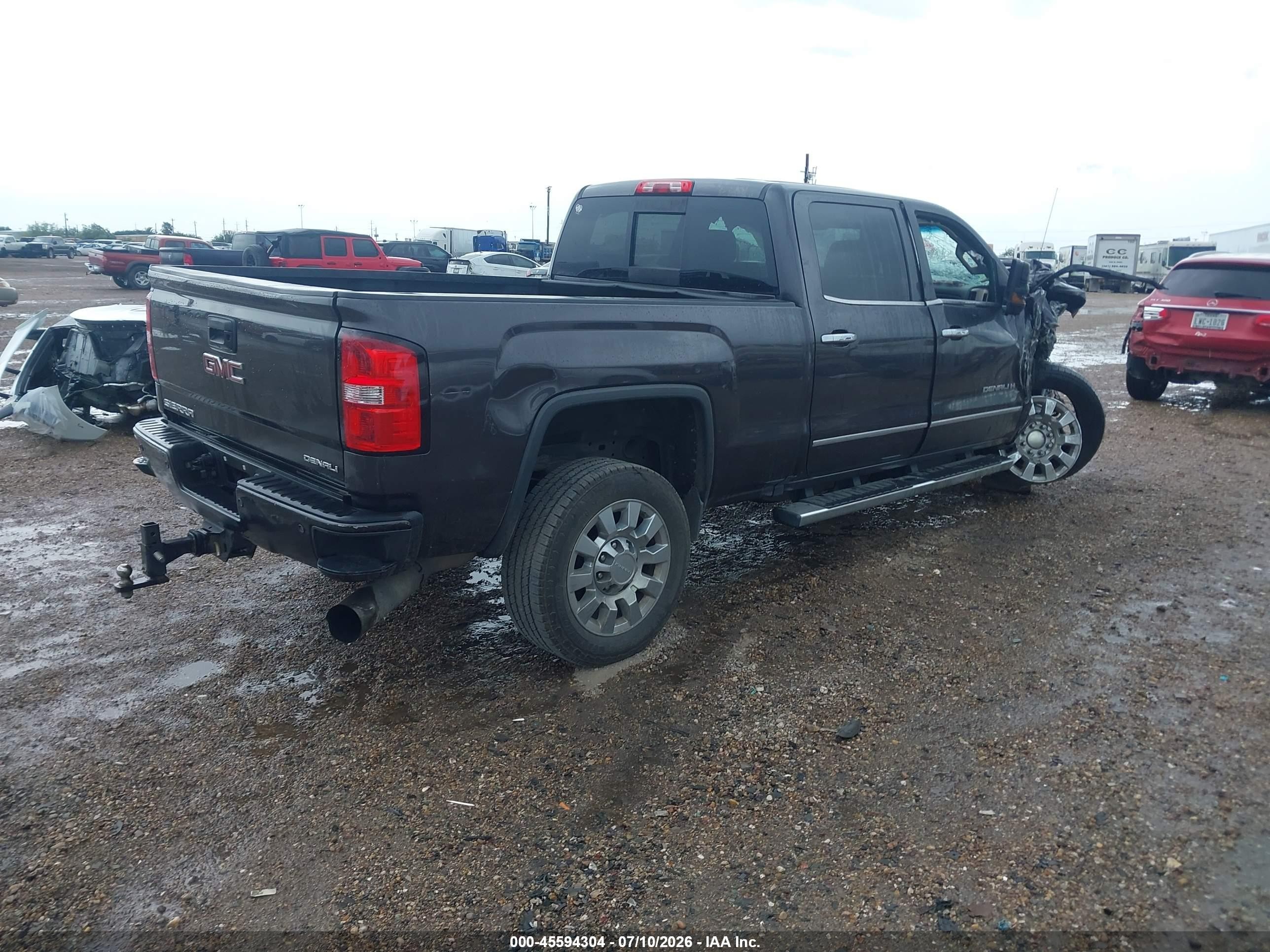 2015 Gmc Sierra 2500hd Available Wifi Denali Black vin: 1GT120E88FF665151