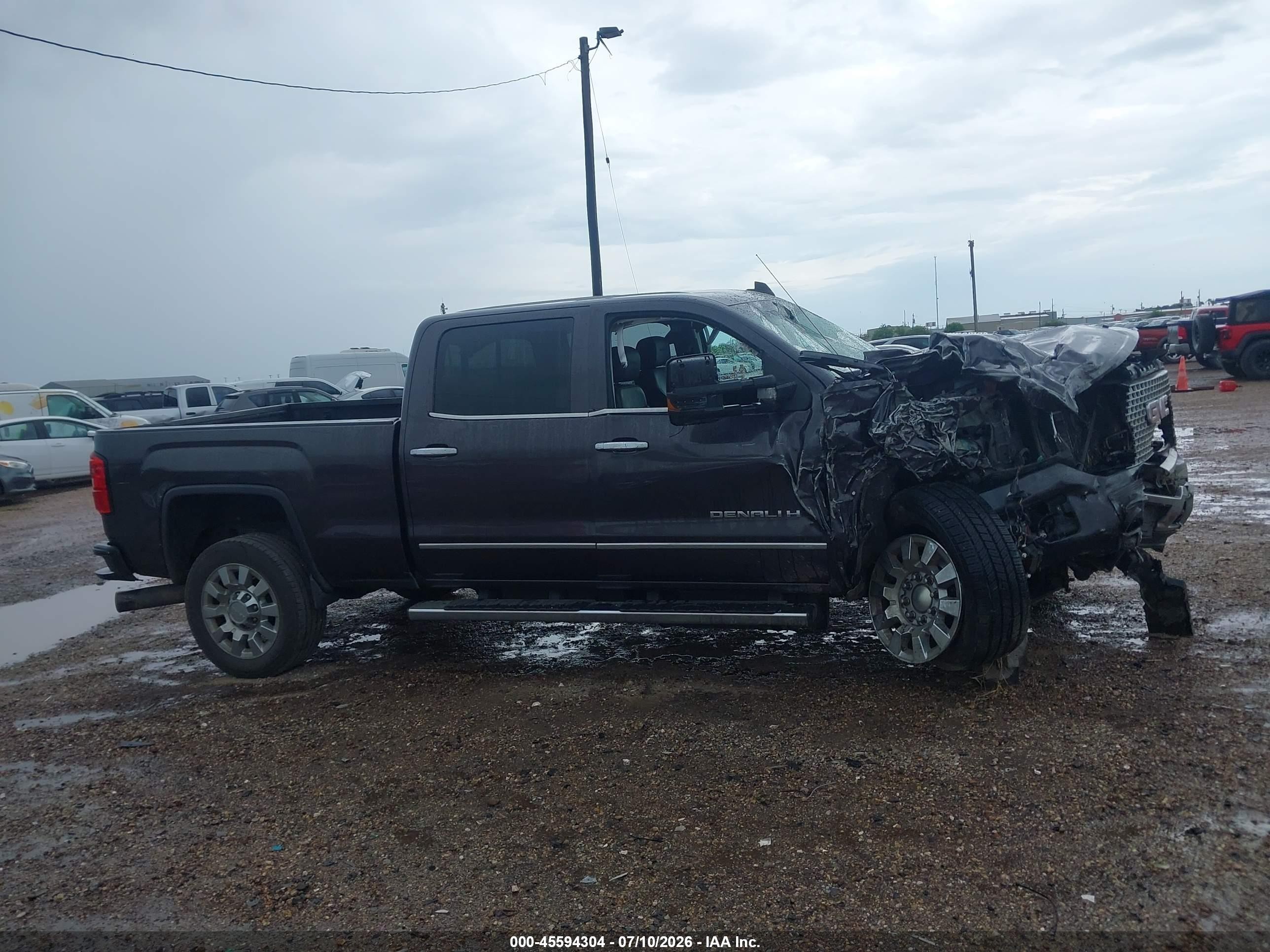 2015 Gmc Sierra 2500hd Available Wifi Denali Black vin: 1GT120E88FF665151