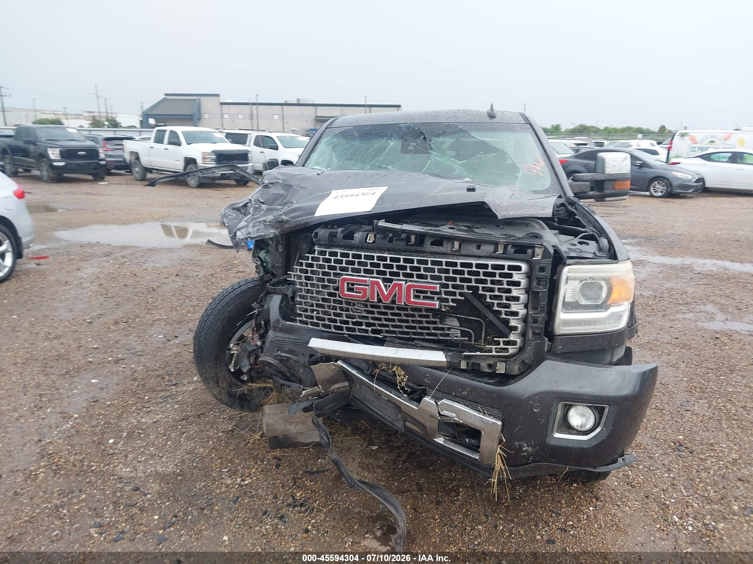 2015 Gmc Sierra 2500hd Available Wifi Denali Black vin: 1GT120E88FF665151