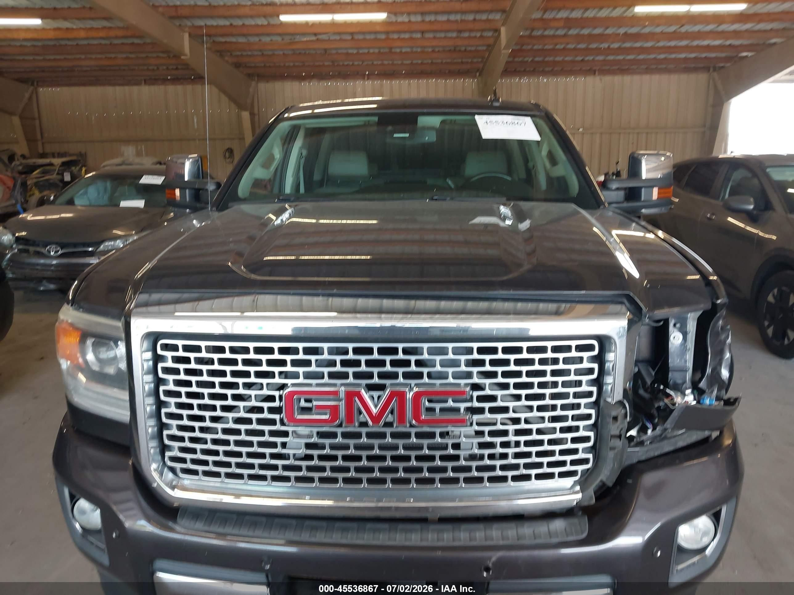 2015 Gmc Sierra 2500hd Available Wifi Denali Gray vin: 1GT120E89FF507563