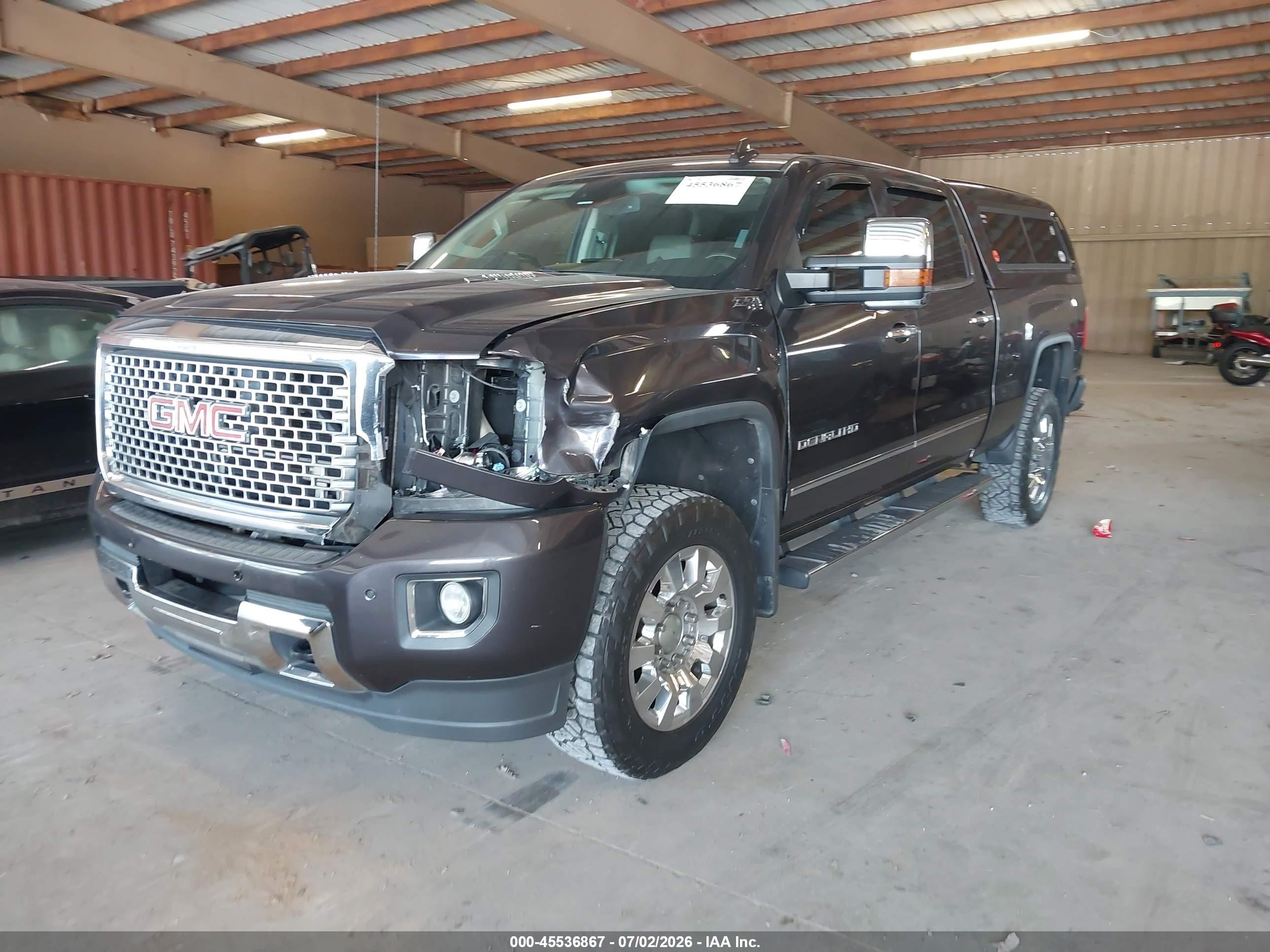2015 Gmc Sierra 2500hd Available Wifi Denali Gray vin: 1GT120E89FF507563