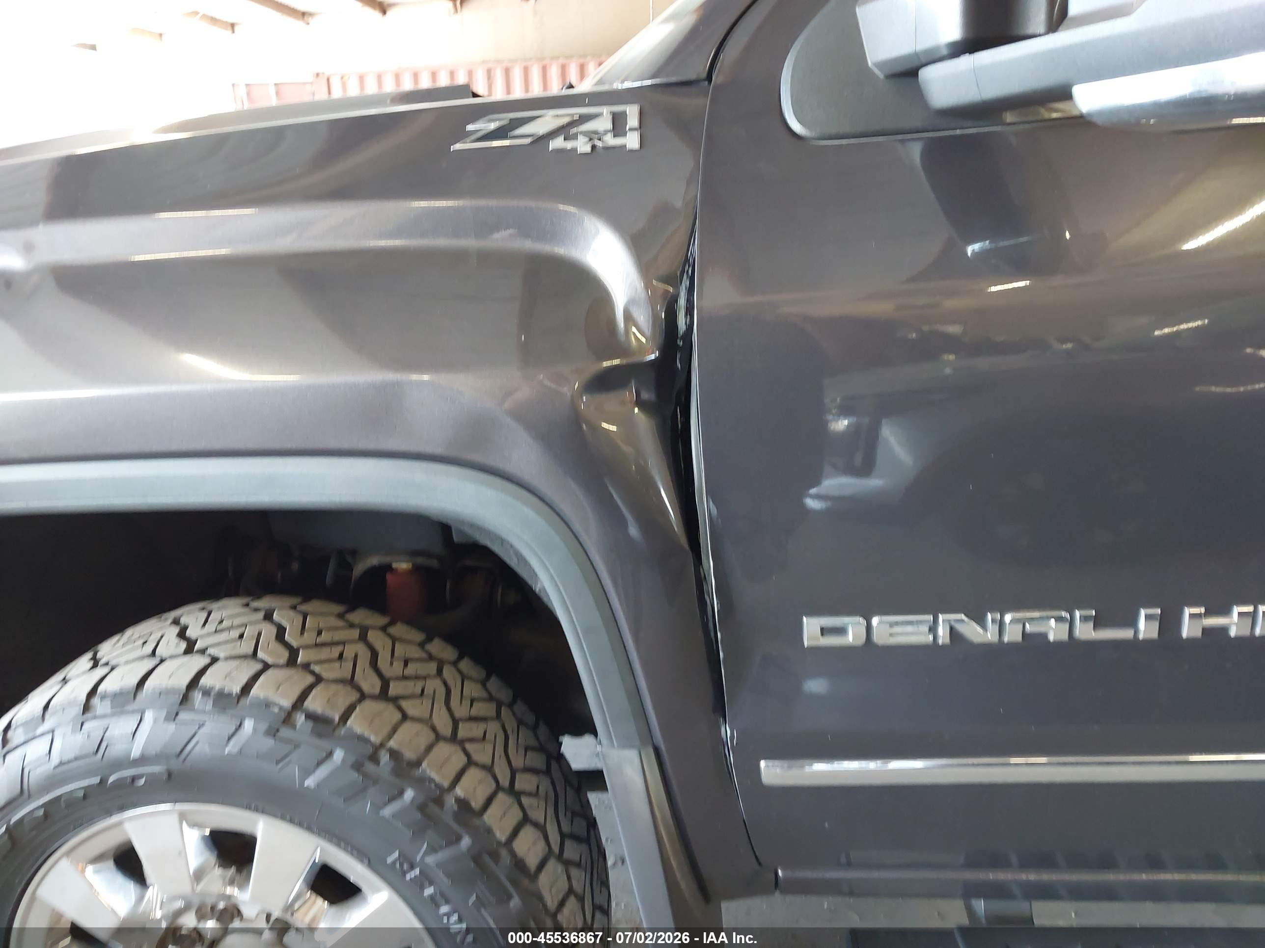 2015 Gmc Sierra 2500hd Available Wifi Denali Gray vin: 1GT120E89FF507563