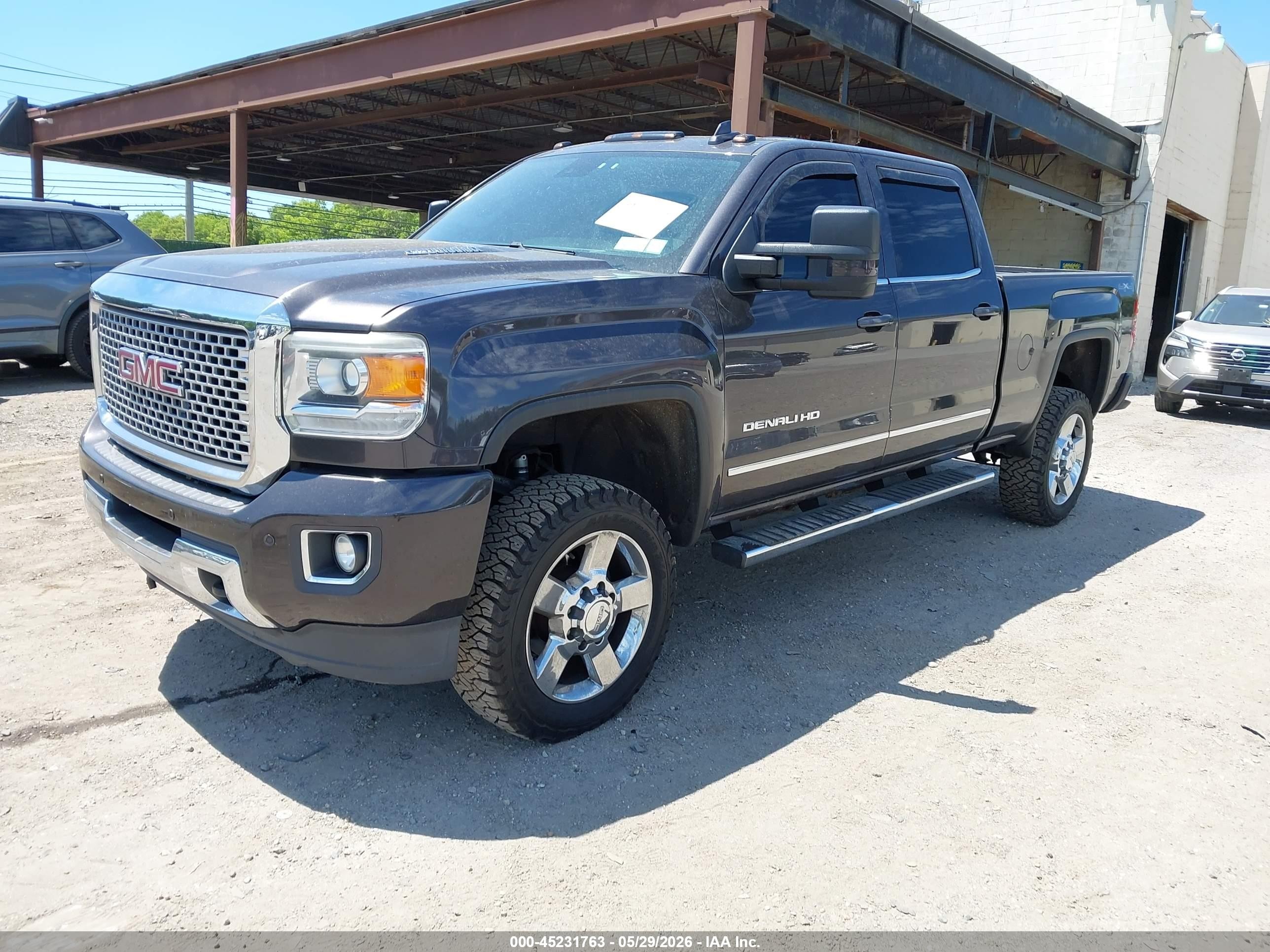 2015 Gmc Sierra 2500hd Denali Gray vin: 1GT120E8XFF563902