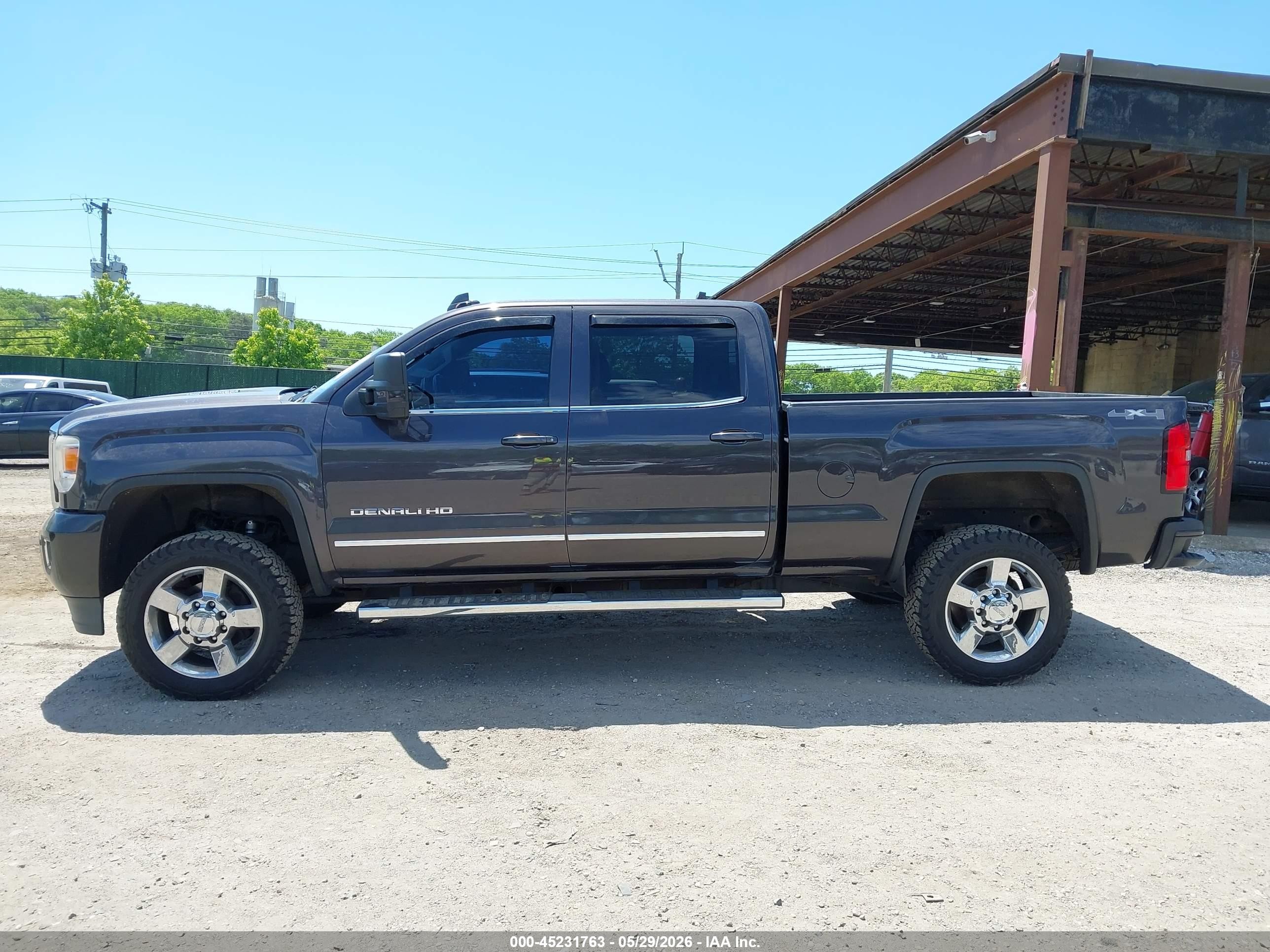 2015 Gmc Sierra 2500hd Denali Gray vin: 1GT120E8XFF563902