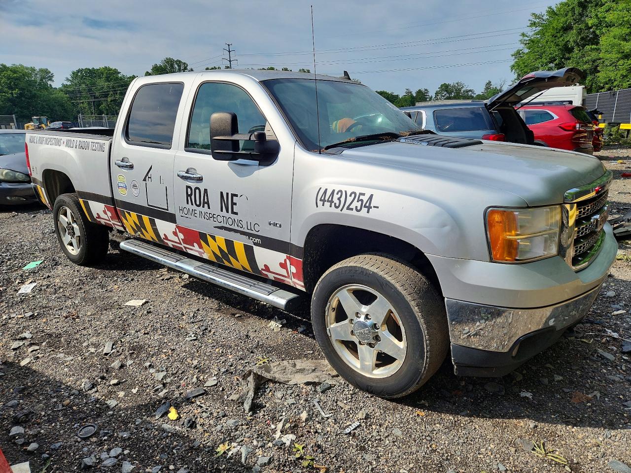 2014 Gmc Sierra K2500 Sle Silver vin: 1GT120EG0EF161862