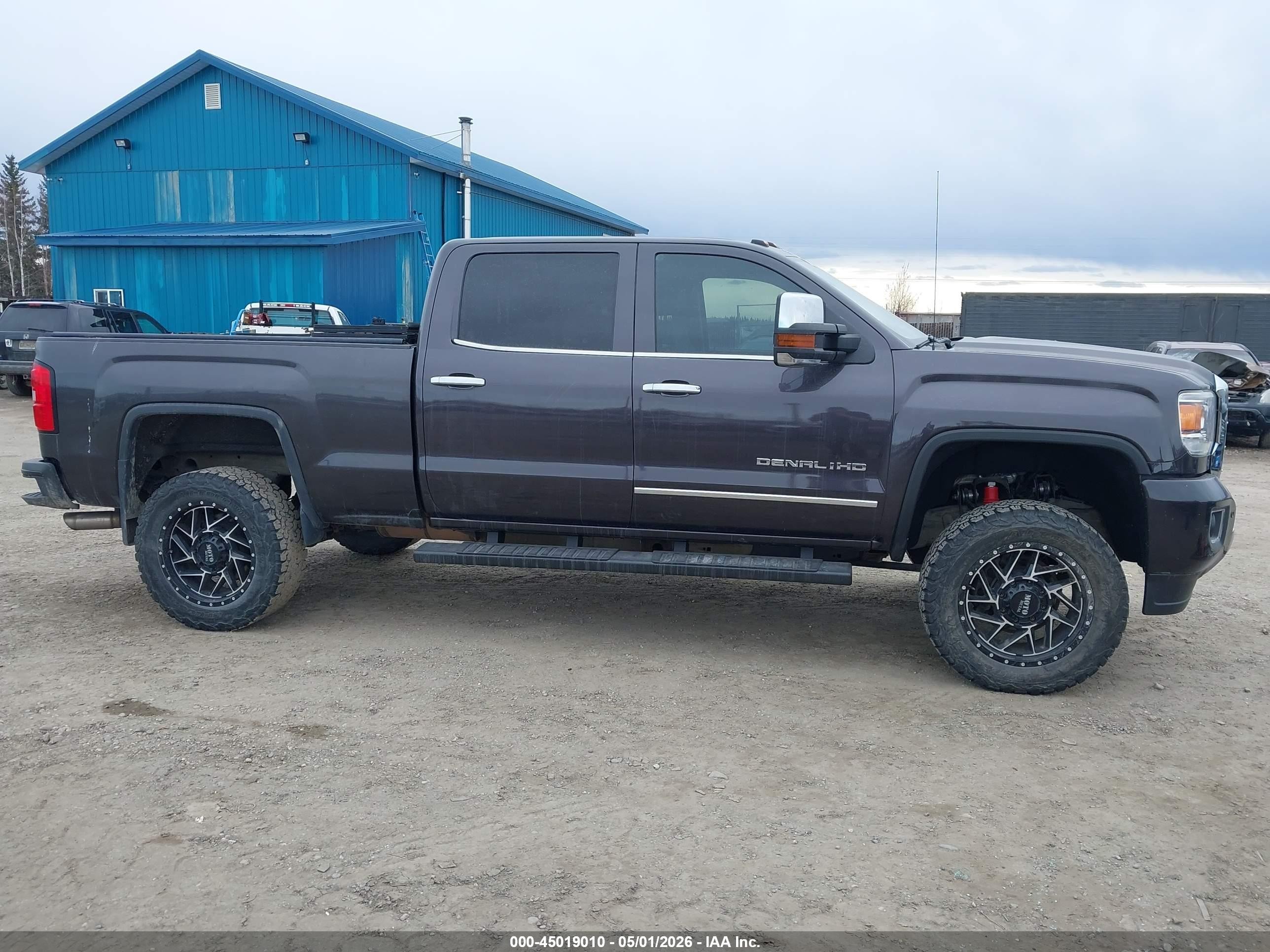 2015 Gmc Sierra 2500hd Denali Gray vin: 1GT120EG2FF679070