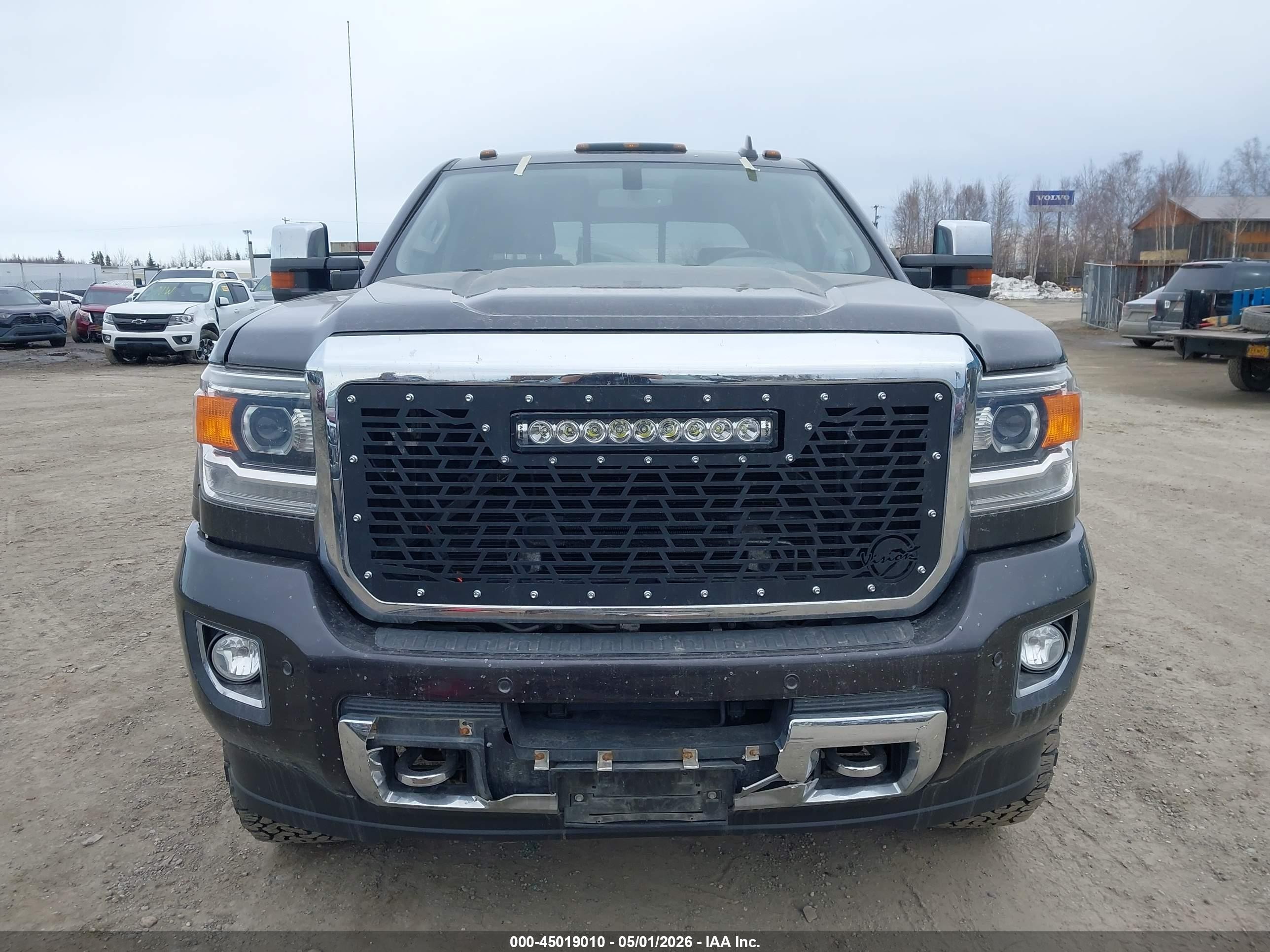 2015 Gmc Sierra 2500hd Denali Gray vin: 1GT120EG2FF679070