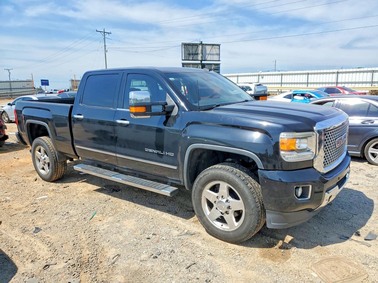 2015 Gmc Sierra K2500 Denali Black vin: 1GT120EG8FF100535