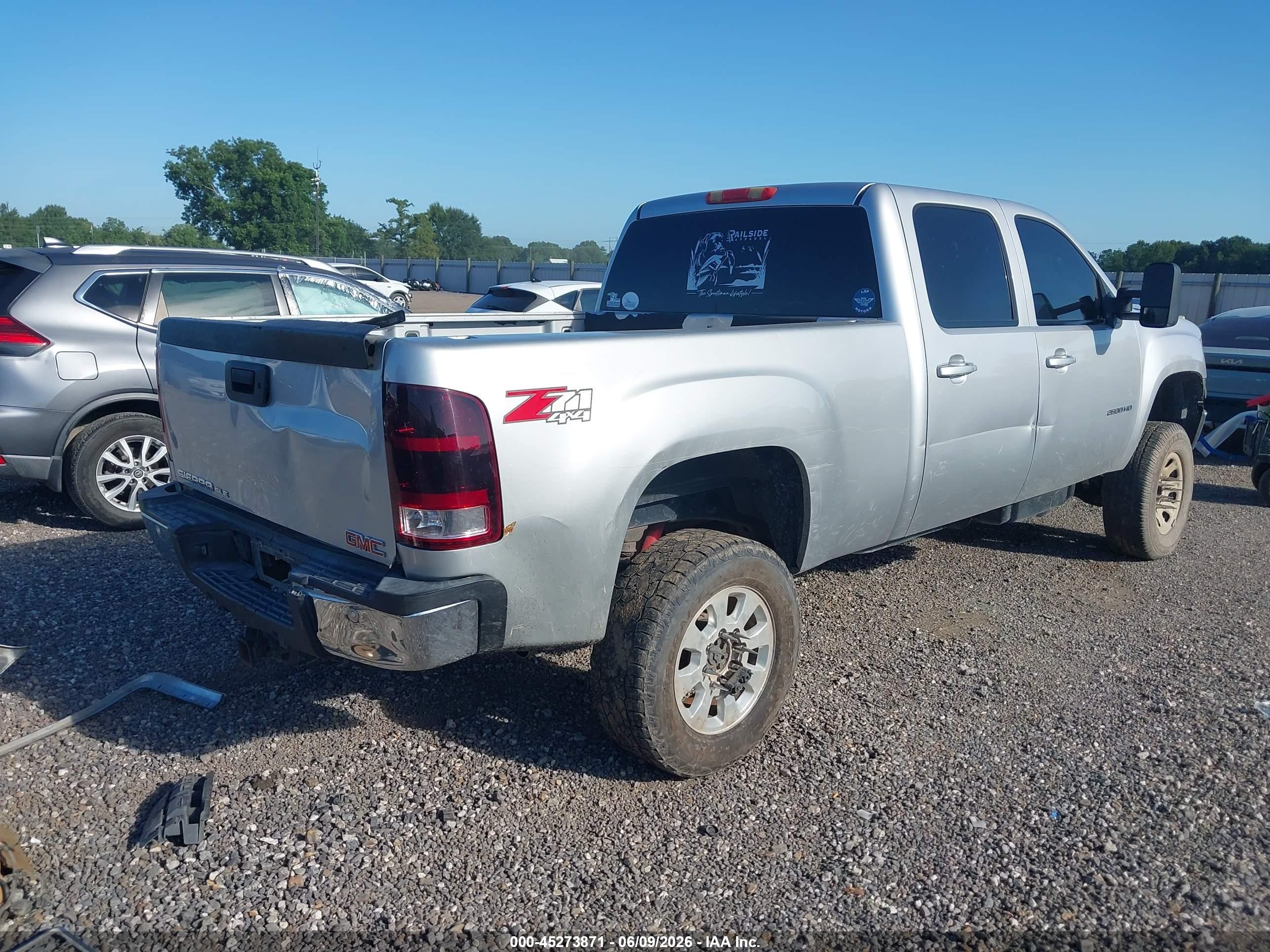 2011 Gmc Sierra 2500hd Slt Silver vin: 1GT121C80BF104879