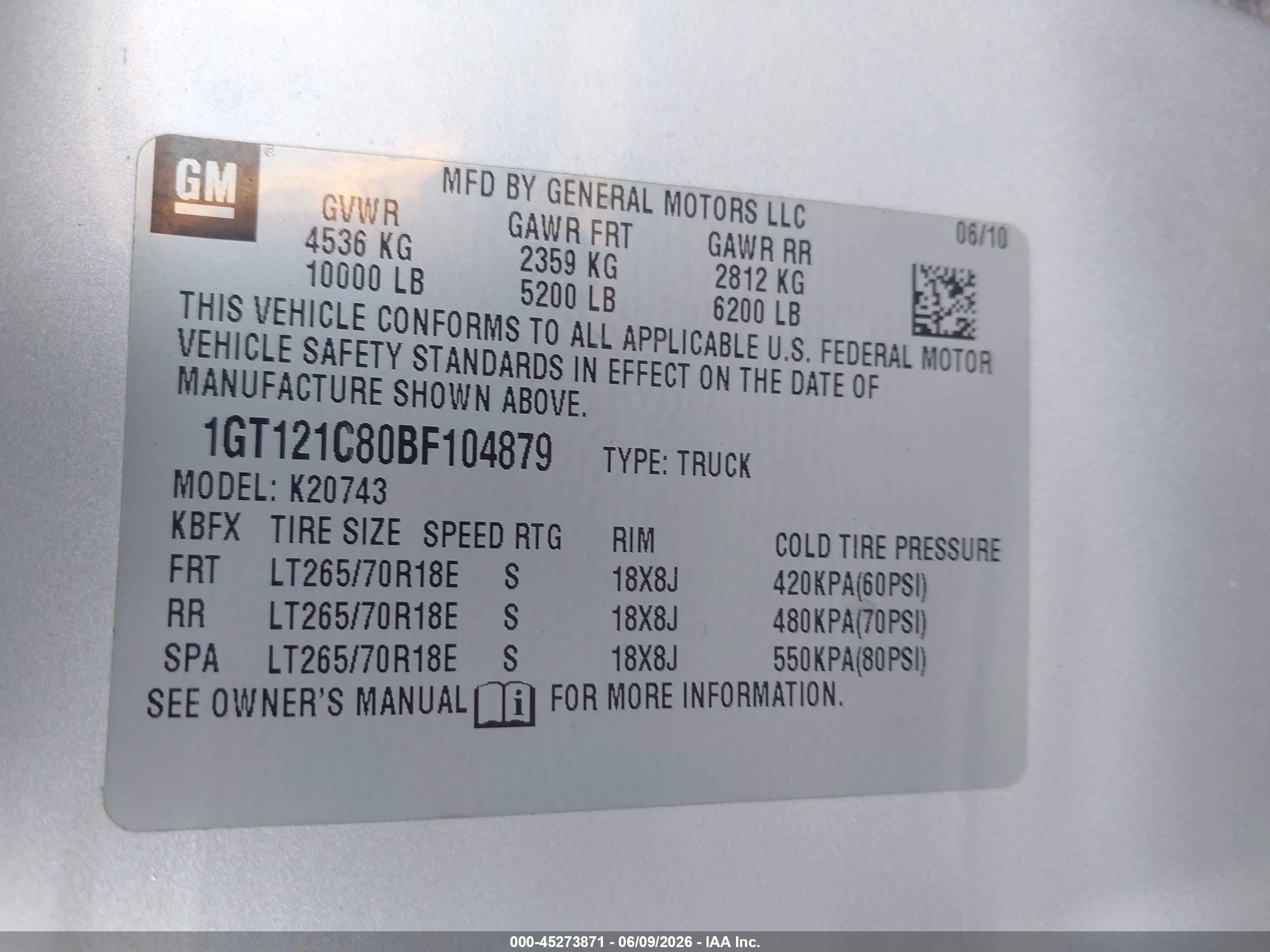 2011 Gmc Sierra 2500hd Slt Silver vin: 1GT121C80BF104879