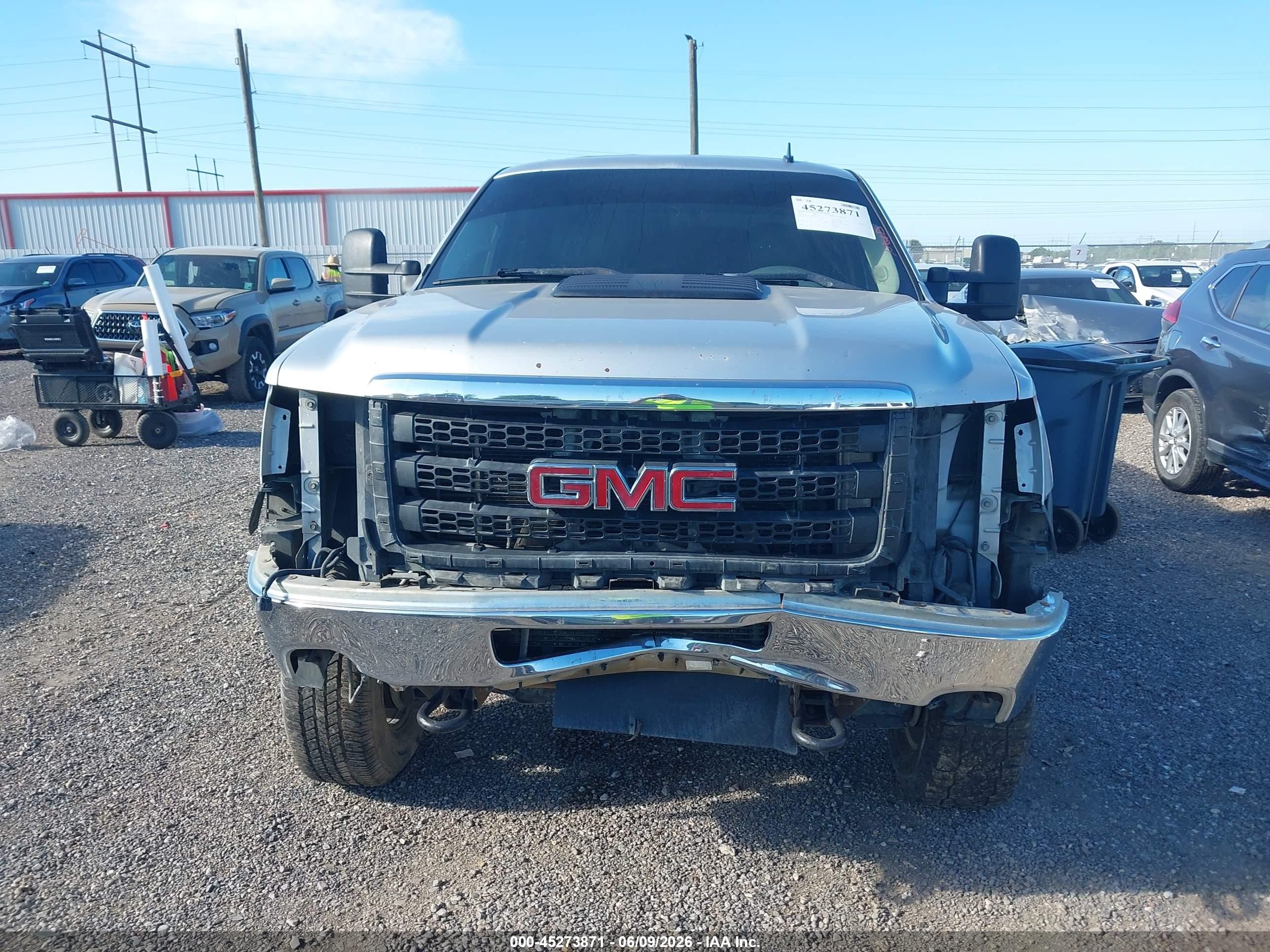 2011 Gmc Sierra 2500hd Slt Silver vin: 1GT121C80BF104879