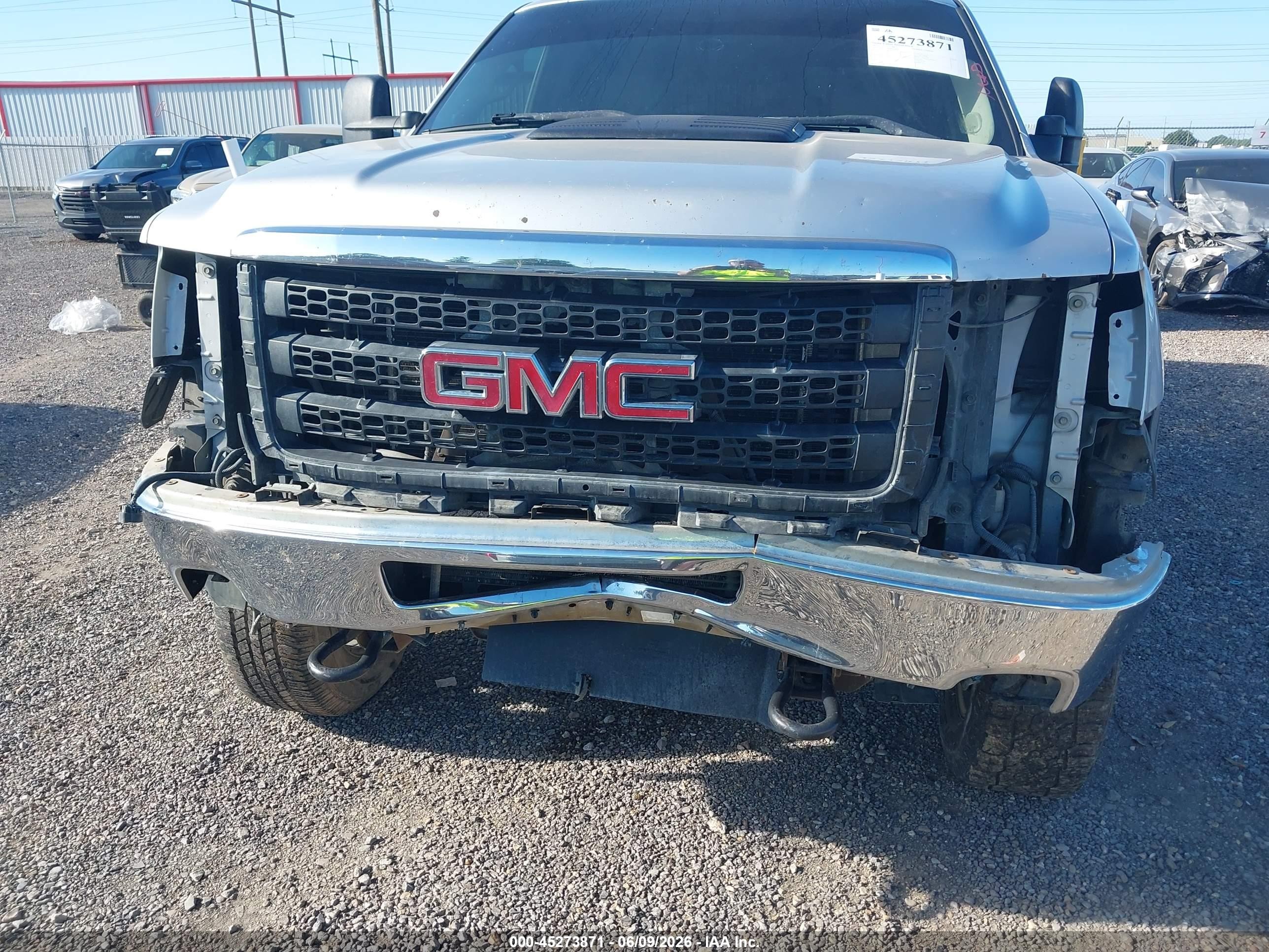 2011 Gmc Sierra 2500hd Slt Silver vin: 1GT121C80BF104879