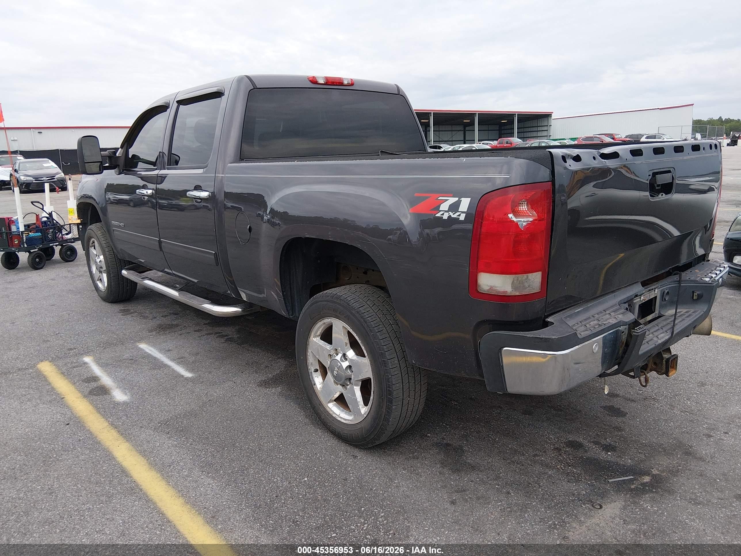 2011 Gmc Sierra 2500hd Slt Серый vin: 1GT121C81BF152813