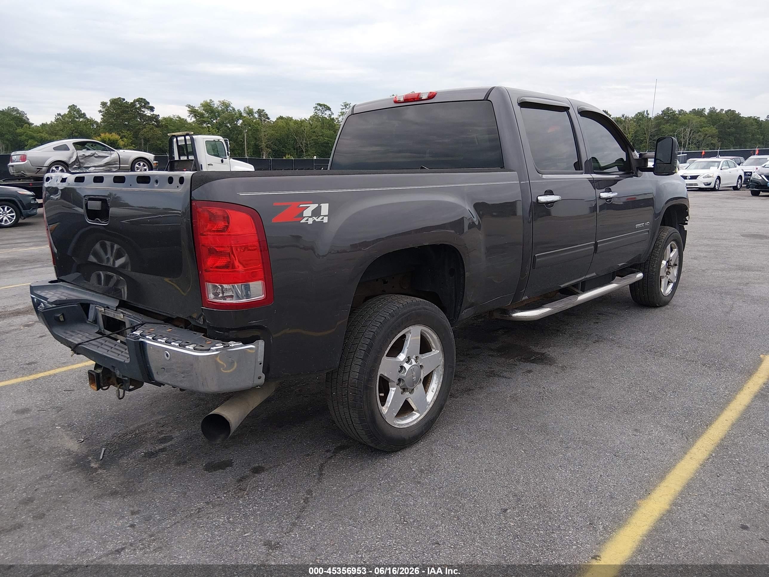 2011 Gmc Sierra 2500hd Slt Серый vin: 1GT121C81BF152813