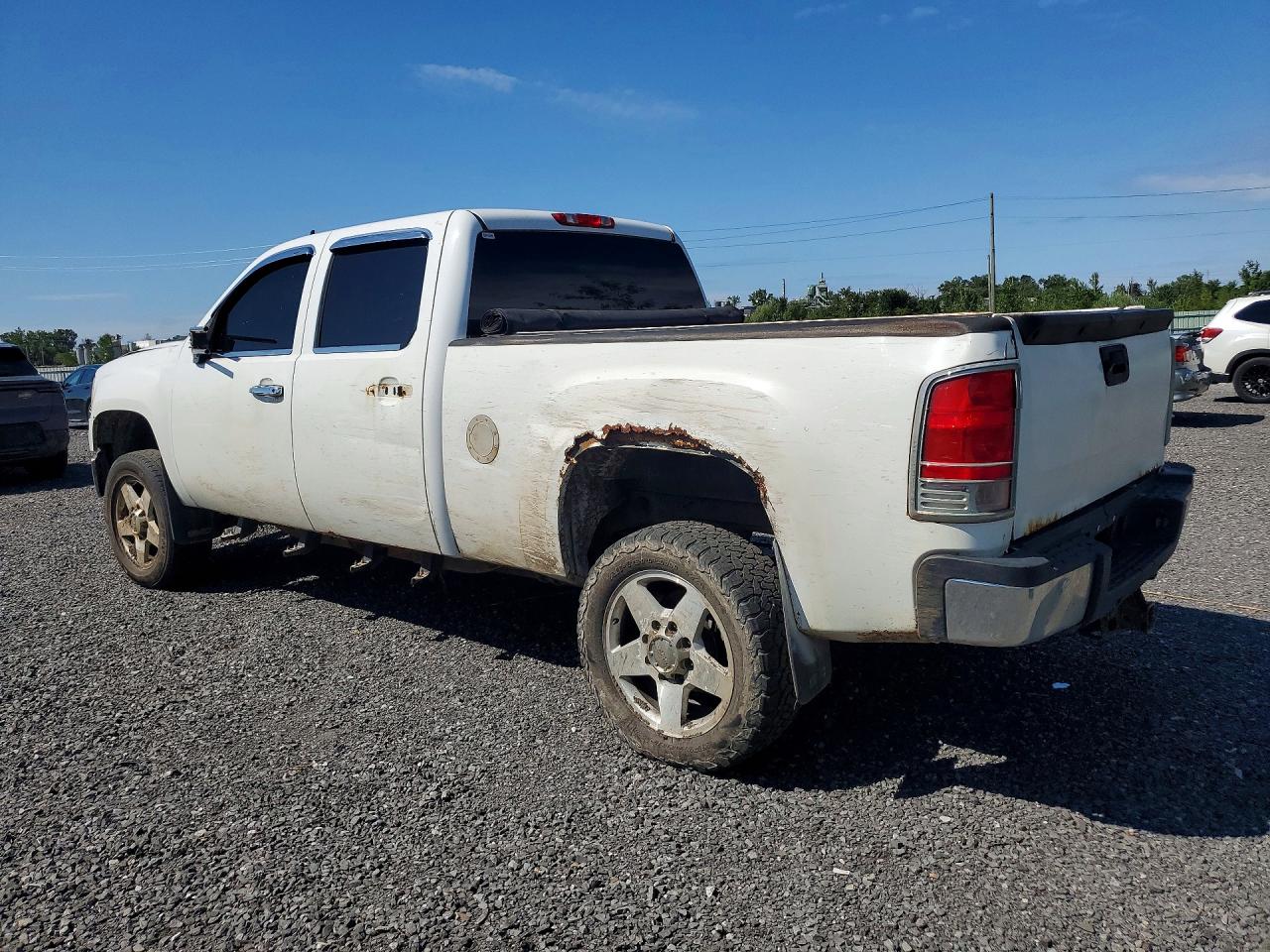 2011 Gmc Sierra K2500 Slt White vin: 1GT121C83BF114922