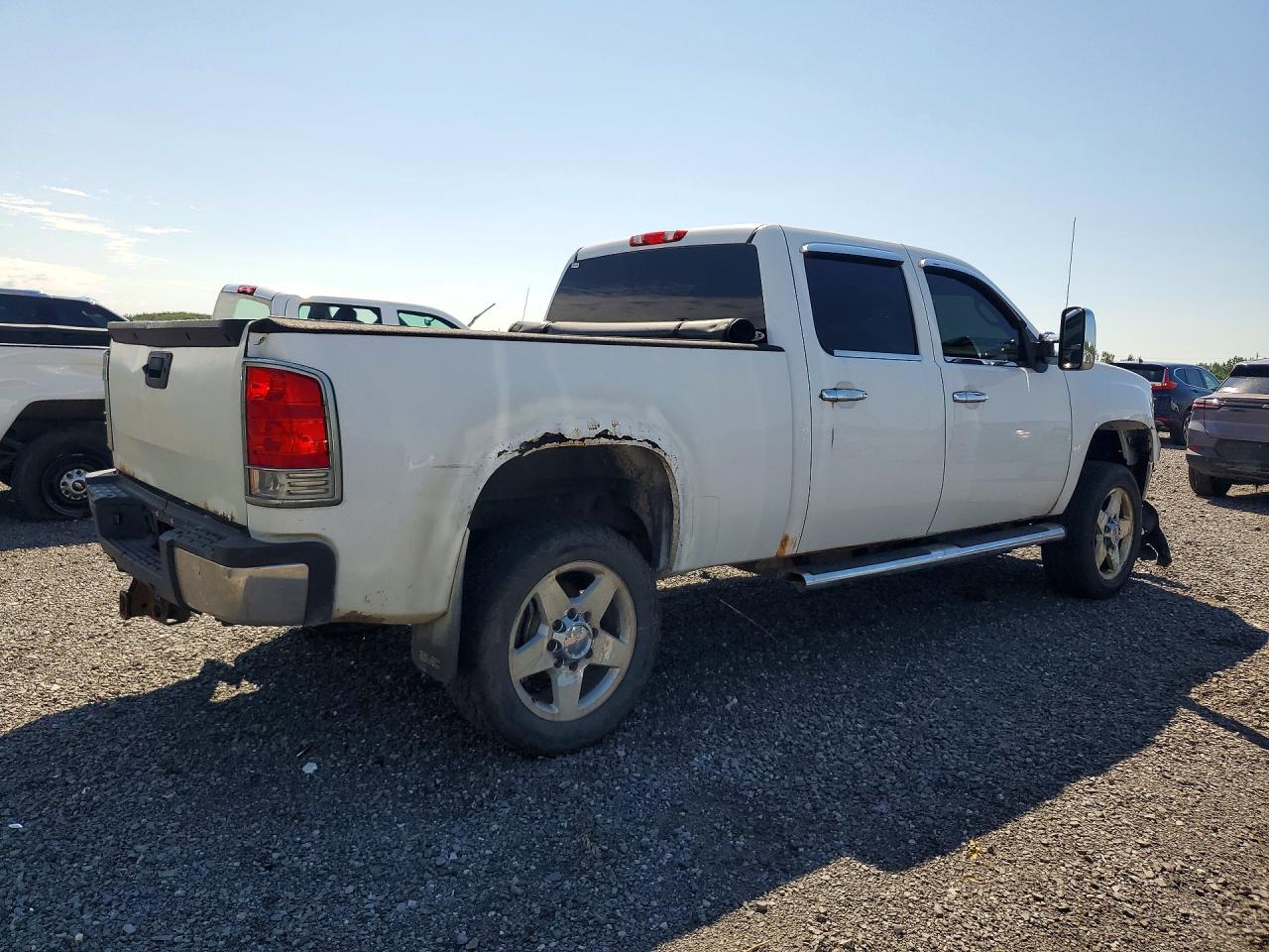 2011 Gmc Sierra K2500 Slt White vin: 1GT121C83BF114922