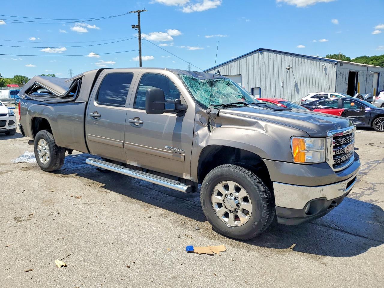 2012 Gmc Sierra K2500 Slt Серый vin: 1GT121C84CF208888