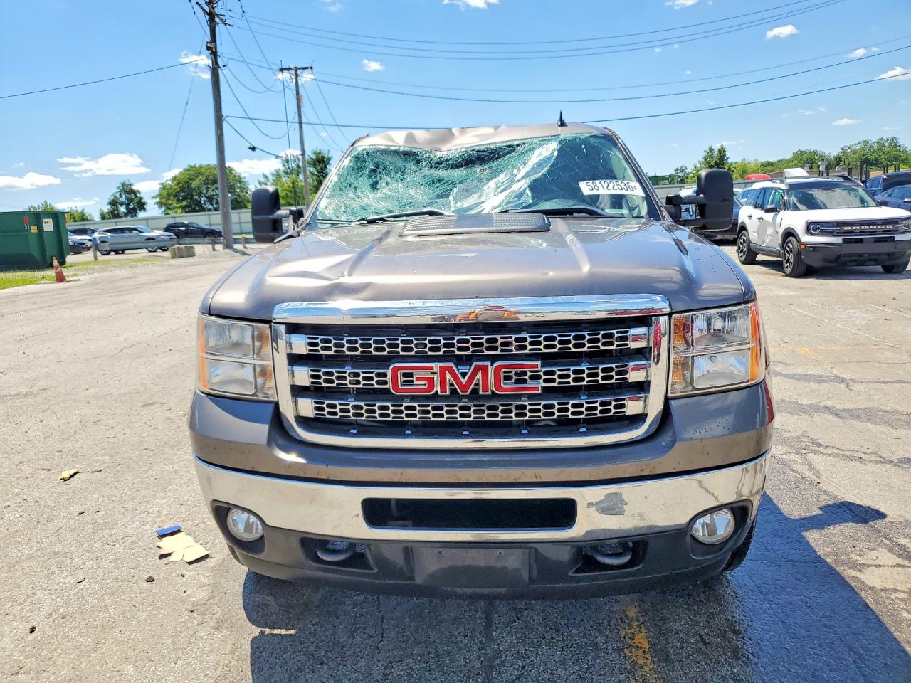 2012 Gmc Sierra K2500 Slt Серый vin: 1GT121C84CF208888
