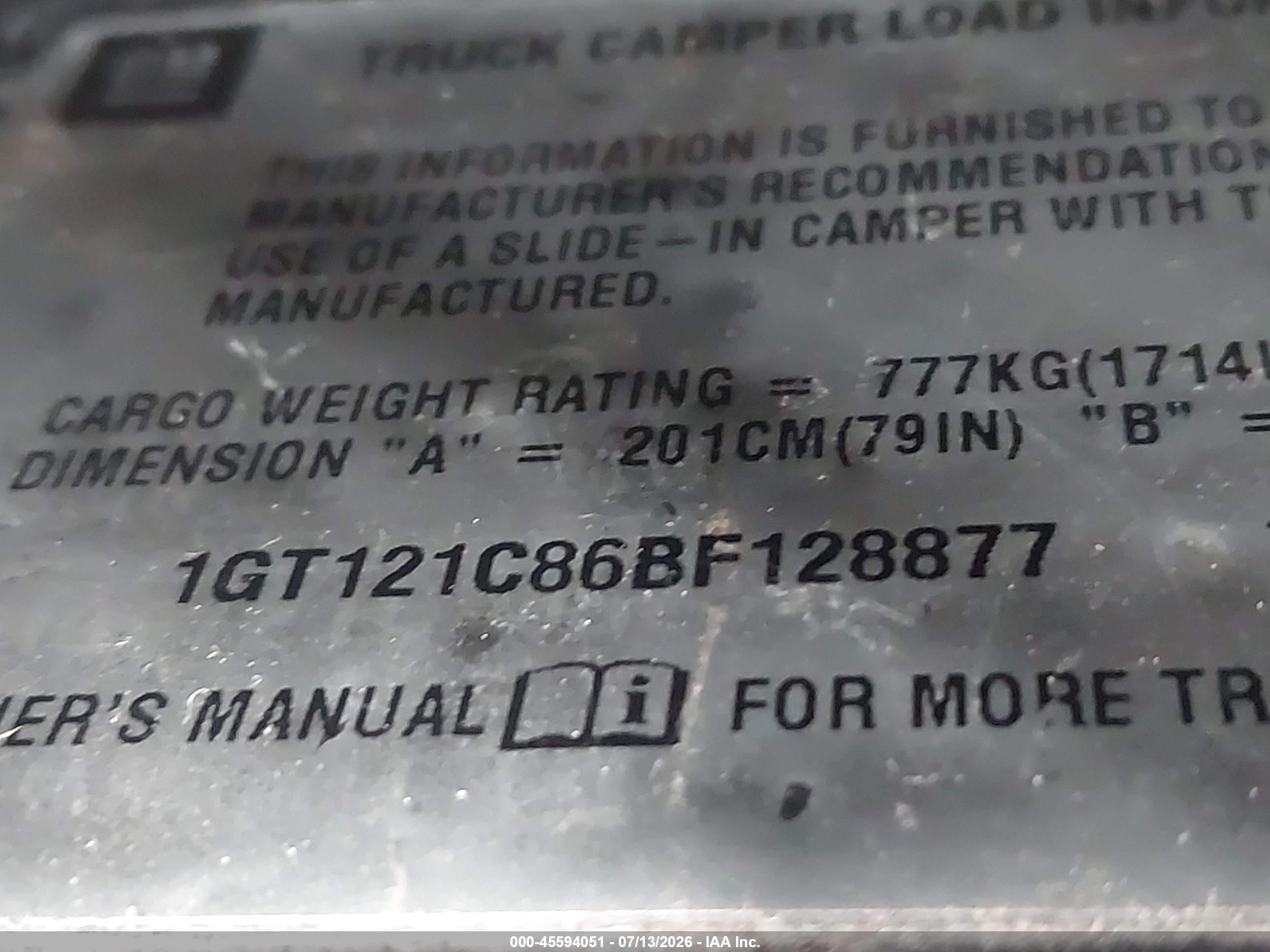 2011 Gmc Sierra 2500hd Slt Черный vin: 1GT121C86BF128877