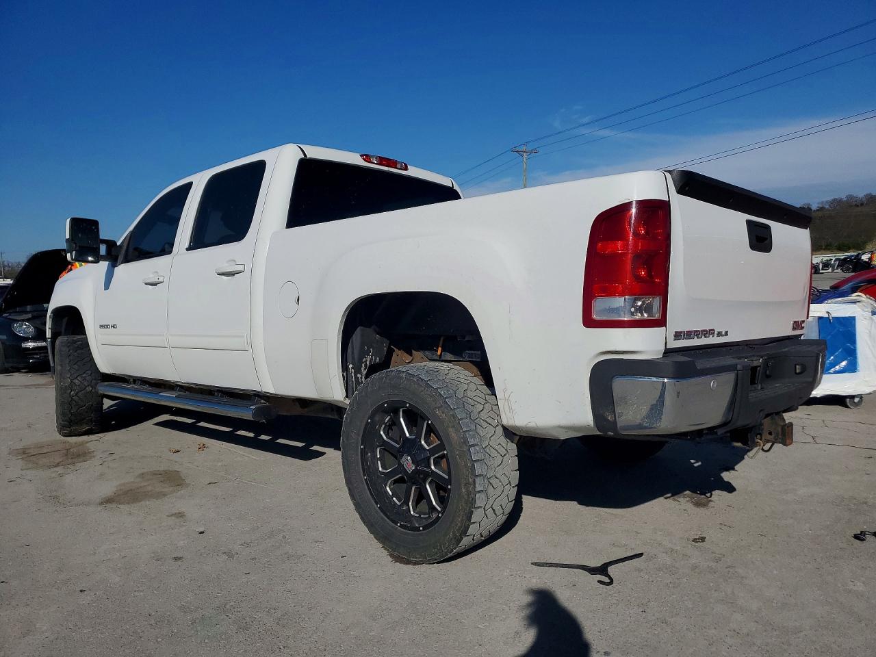 2013 Gmc Sierra K2500 Slt White vin: 1GT121C88DF153069