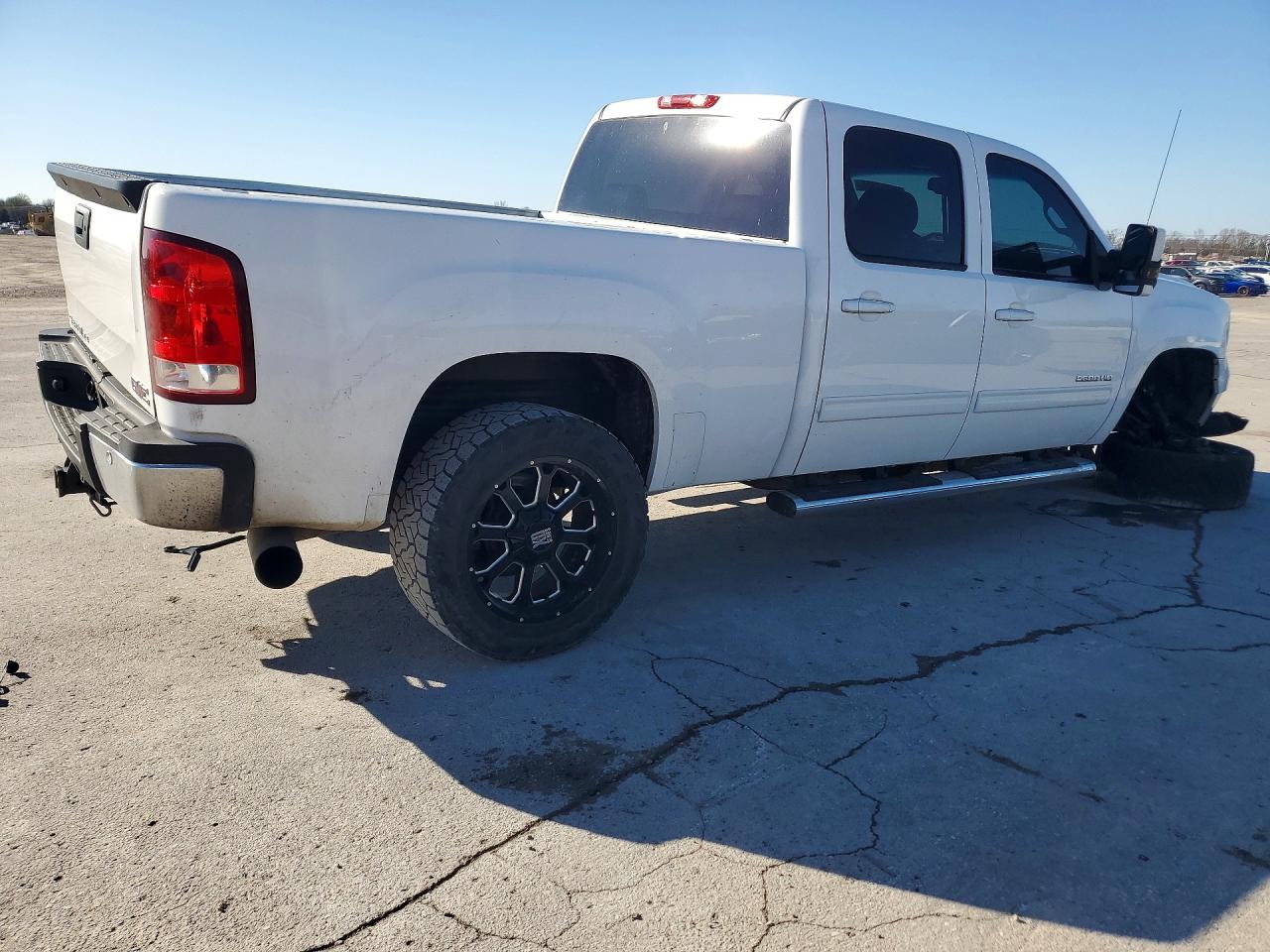 2013 Gmc Sierra K2500 Slt White vin: 1GT121C88DF153069