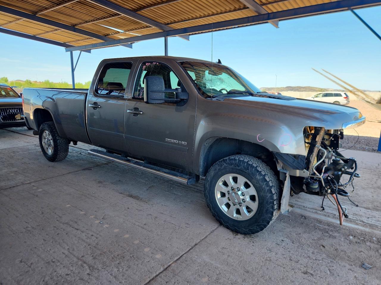 2013 Gmc Sierra K2500 Slt Silver vin: 1GT121C8XDF204796