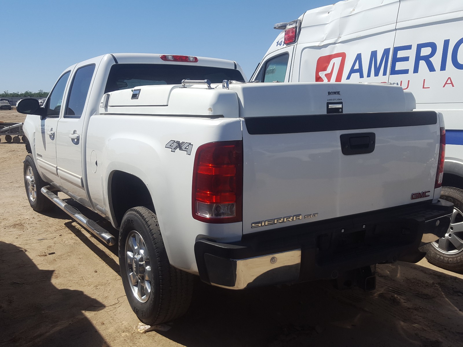 2013 Gmc Sierra K2500 Slt White vin: 1GT121CG7DF119423