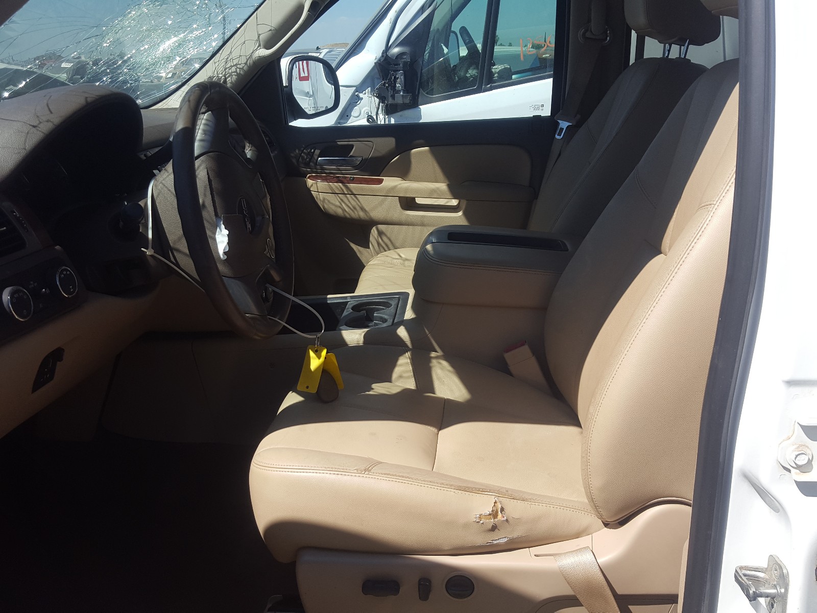 2013 Gmc Sierra K2500 Slt White vin: 1GT121CG7DF119423