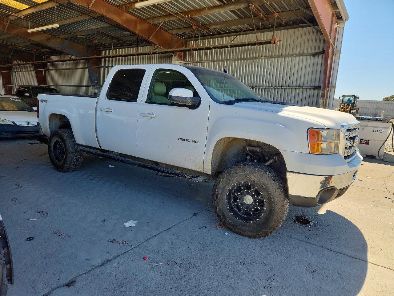 2013 Gmc Sierra K2500 Slt White vin: 1GT121CG7DF119423