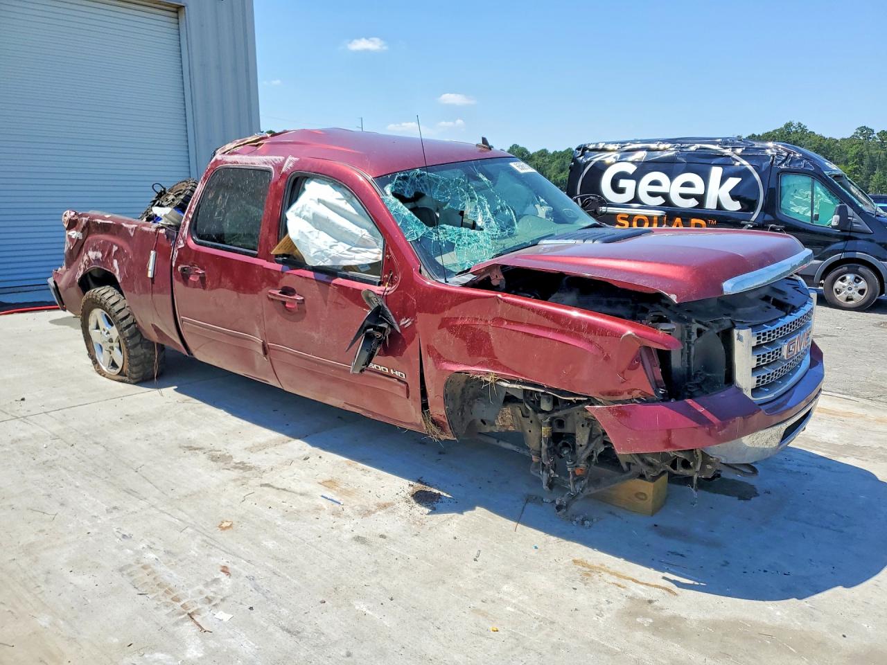 2014 Gmc Sierra K2500 Slt Maroon vin: 1GT121E80EF153372