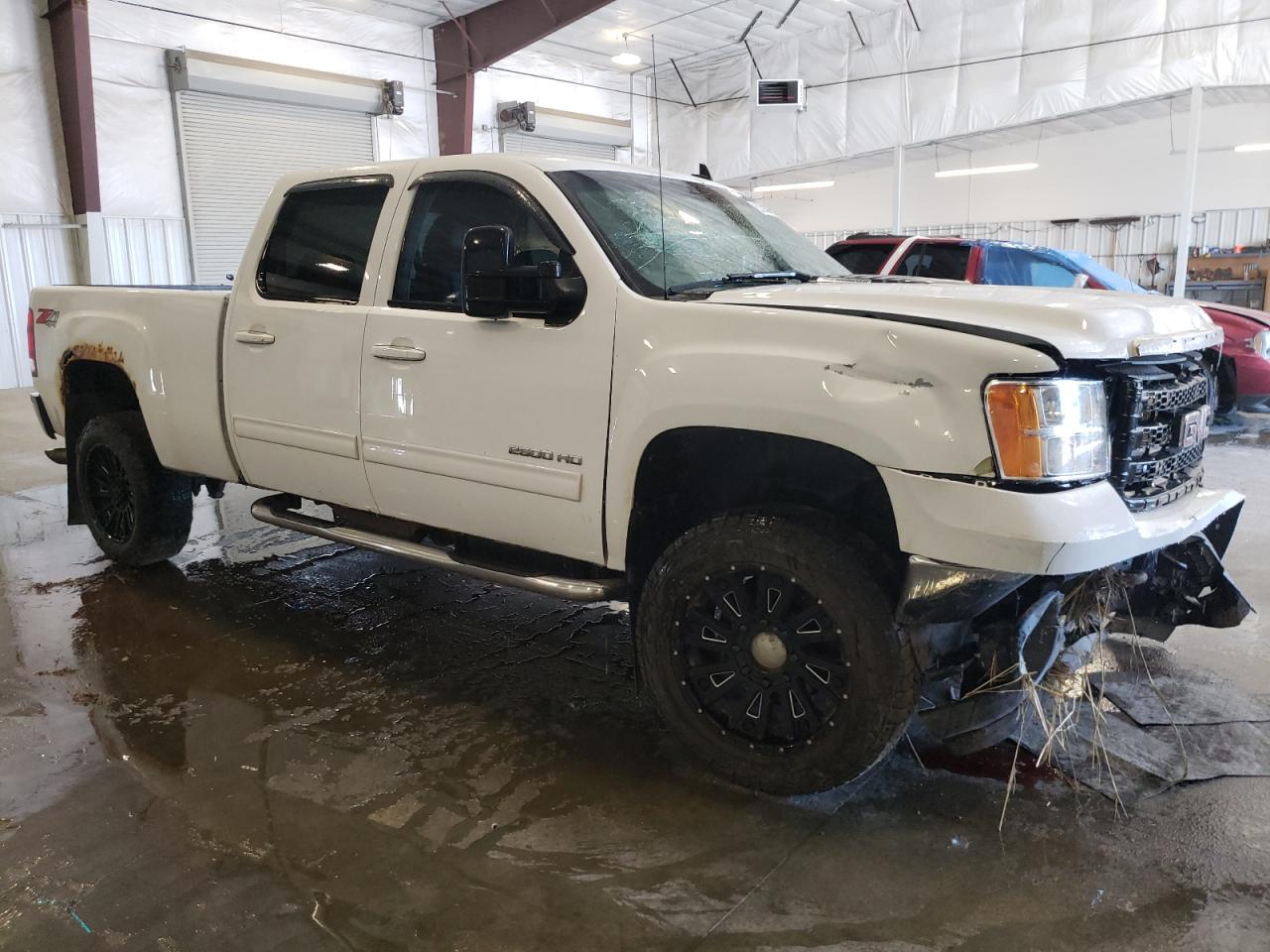 2011 Gmc Sierra K2500 Slt White vin: 1GT121E88BF260293