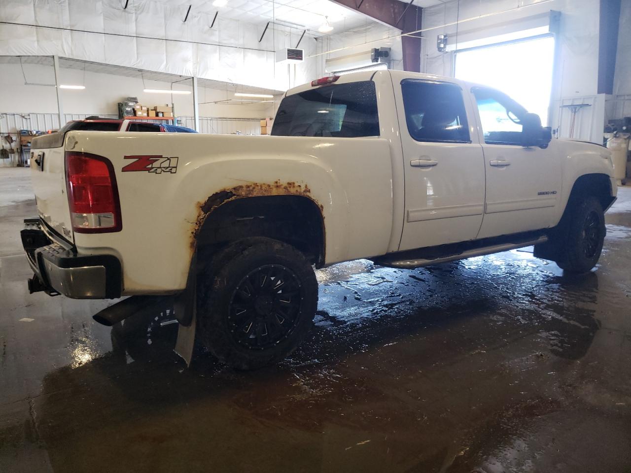 2011 Gmc Sierra K2500 Slt White vin: 1GT121E88BF260293