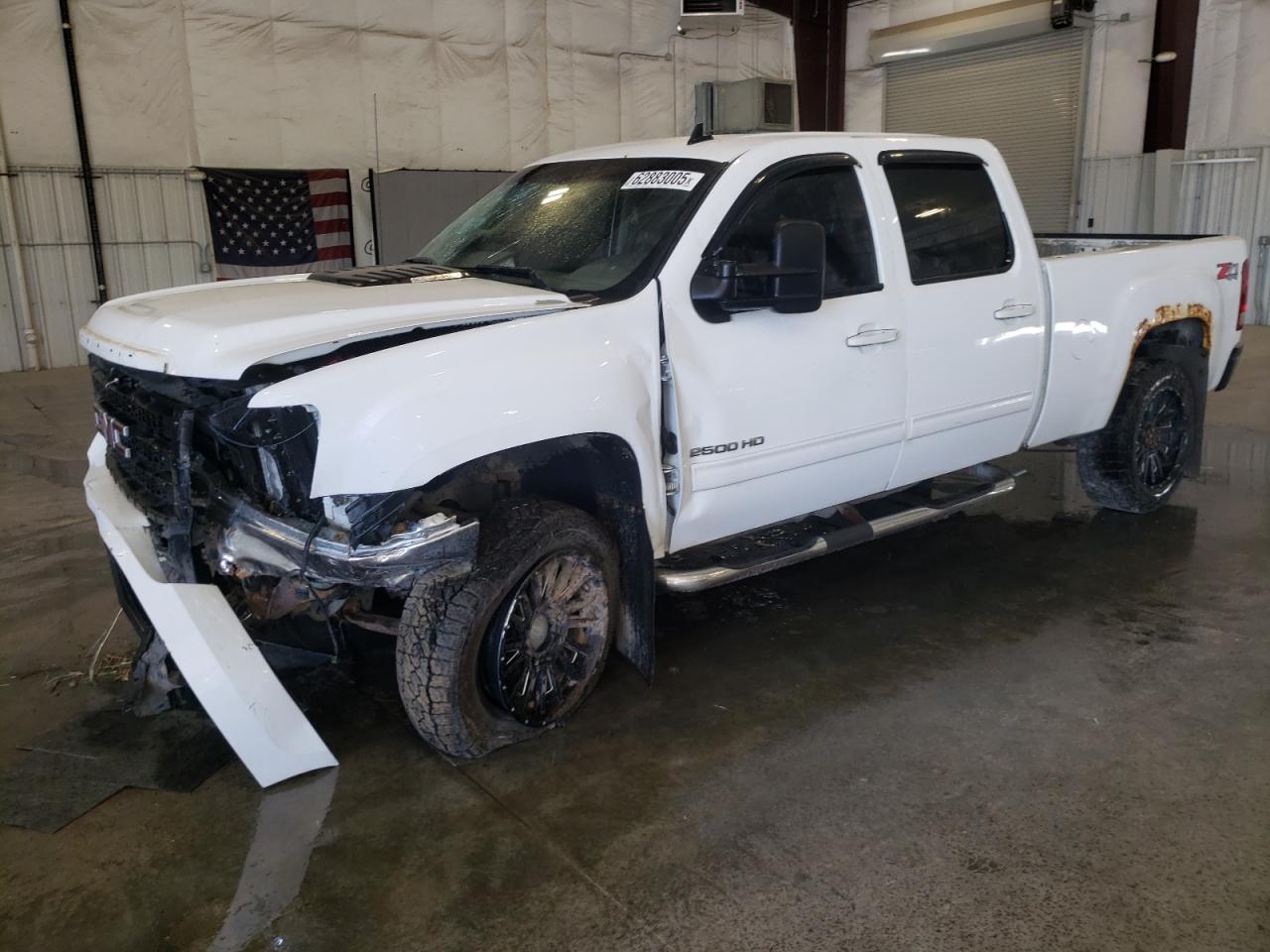 2011 Gmc Sierra K2500 Slt White vin: 1GT121E88BF260293