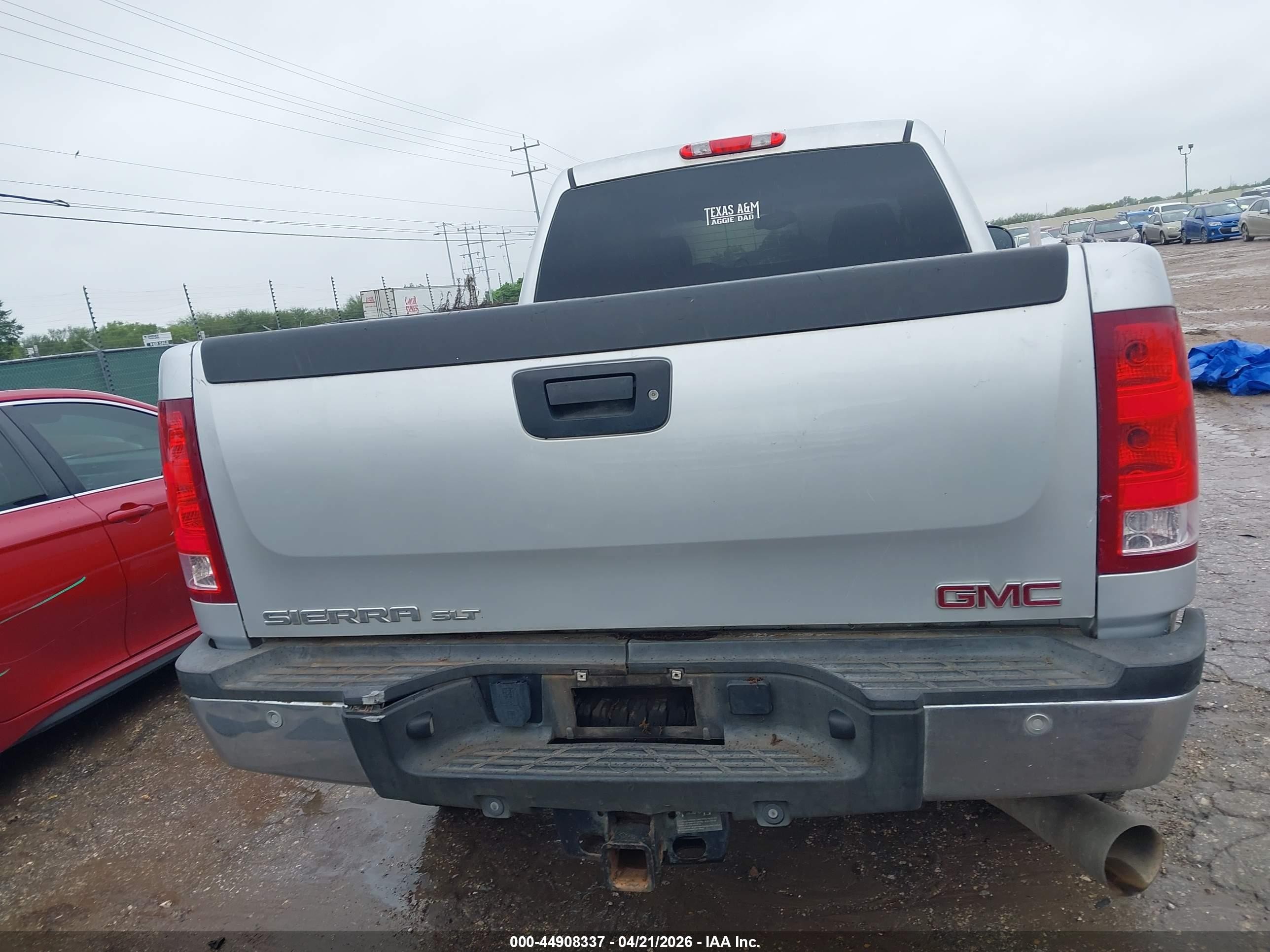 2014 Gmc Sierra 2500hd Slt Silver vin: 1GT121E89EF191067